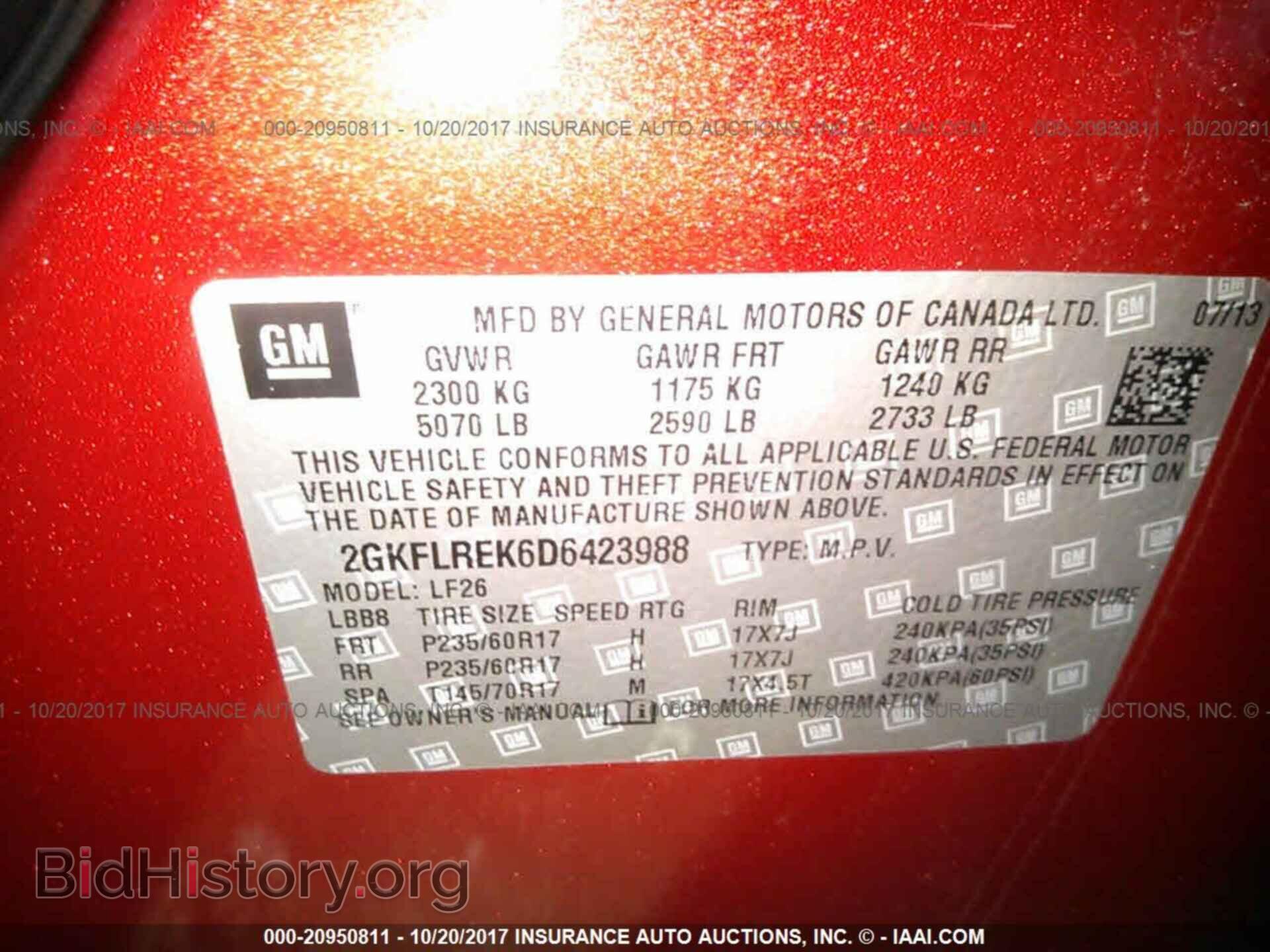 2013 Gmc Terrain - VIN: 2GKFLREK6D6423988 - Photo 9
