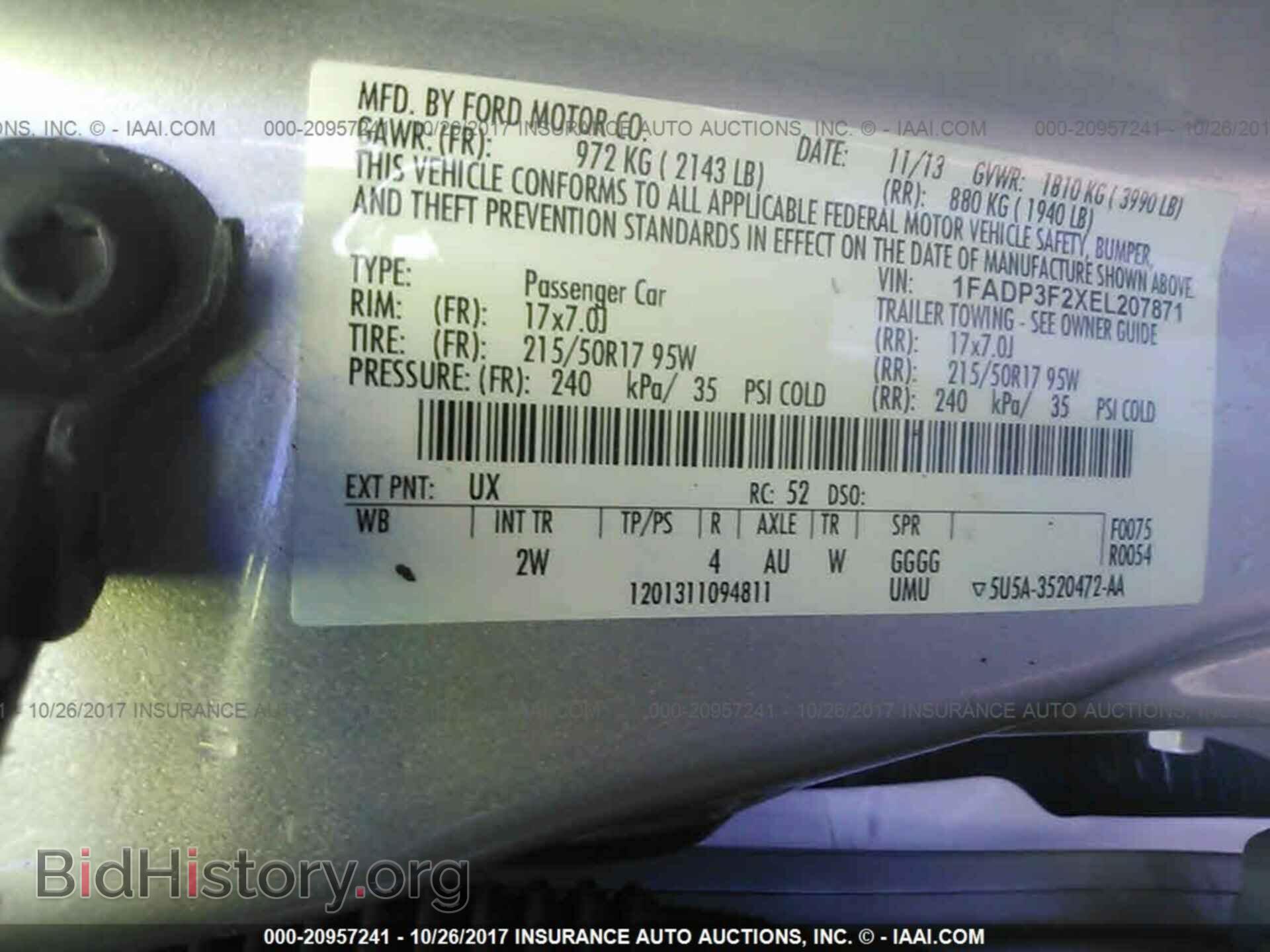 2014 Ford Focus - VIN: 1FADP3F2XEL207871 - Фото 9