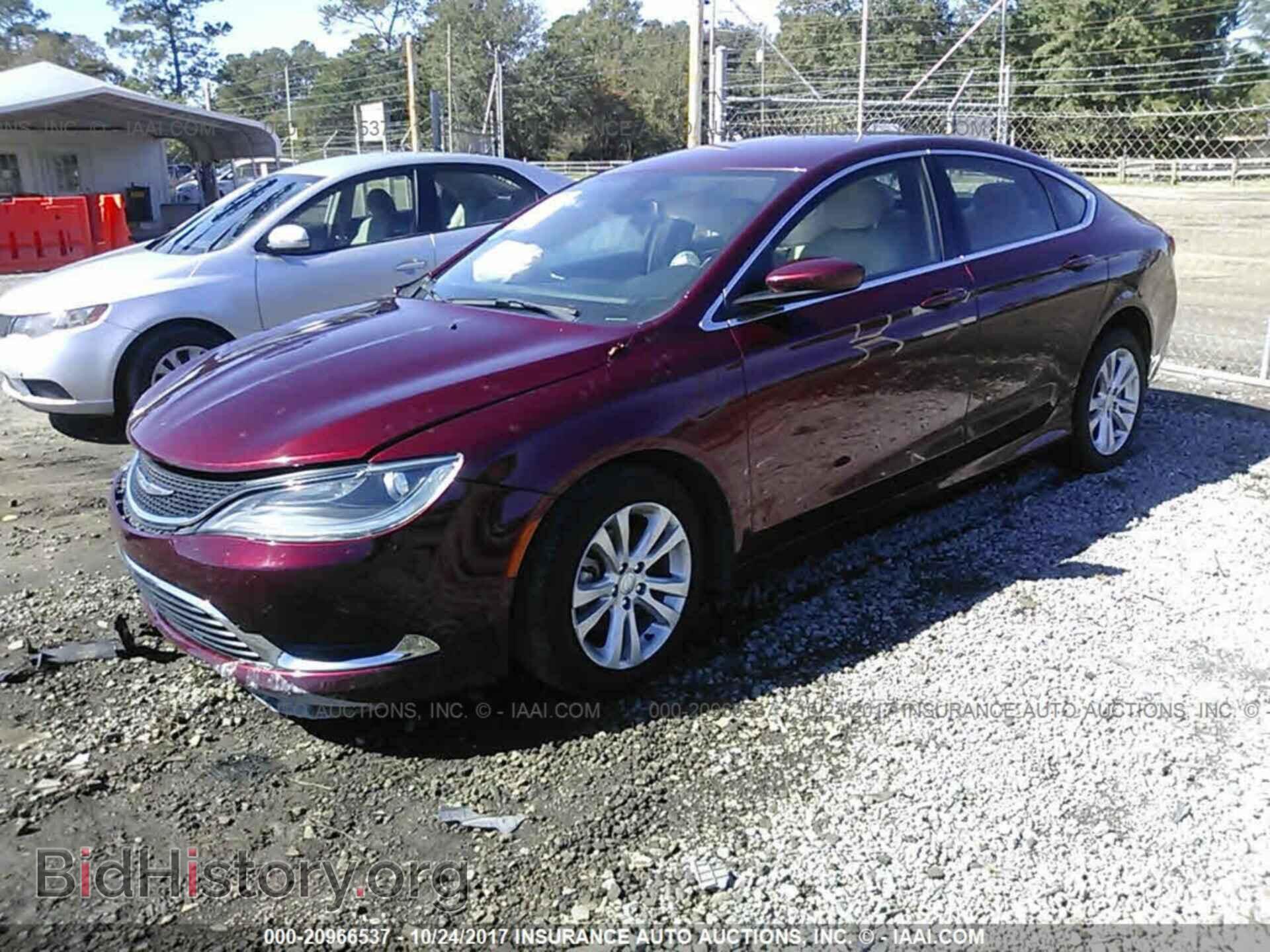 2015 Chrysler 200 - VIN: 1C3CCCAB5FN730363 - Фото 2