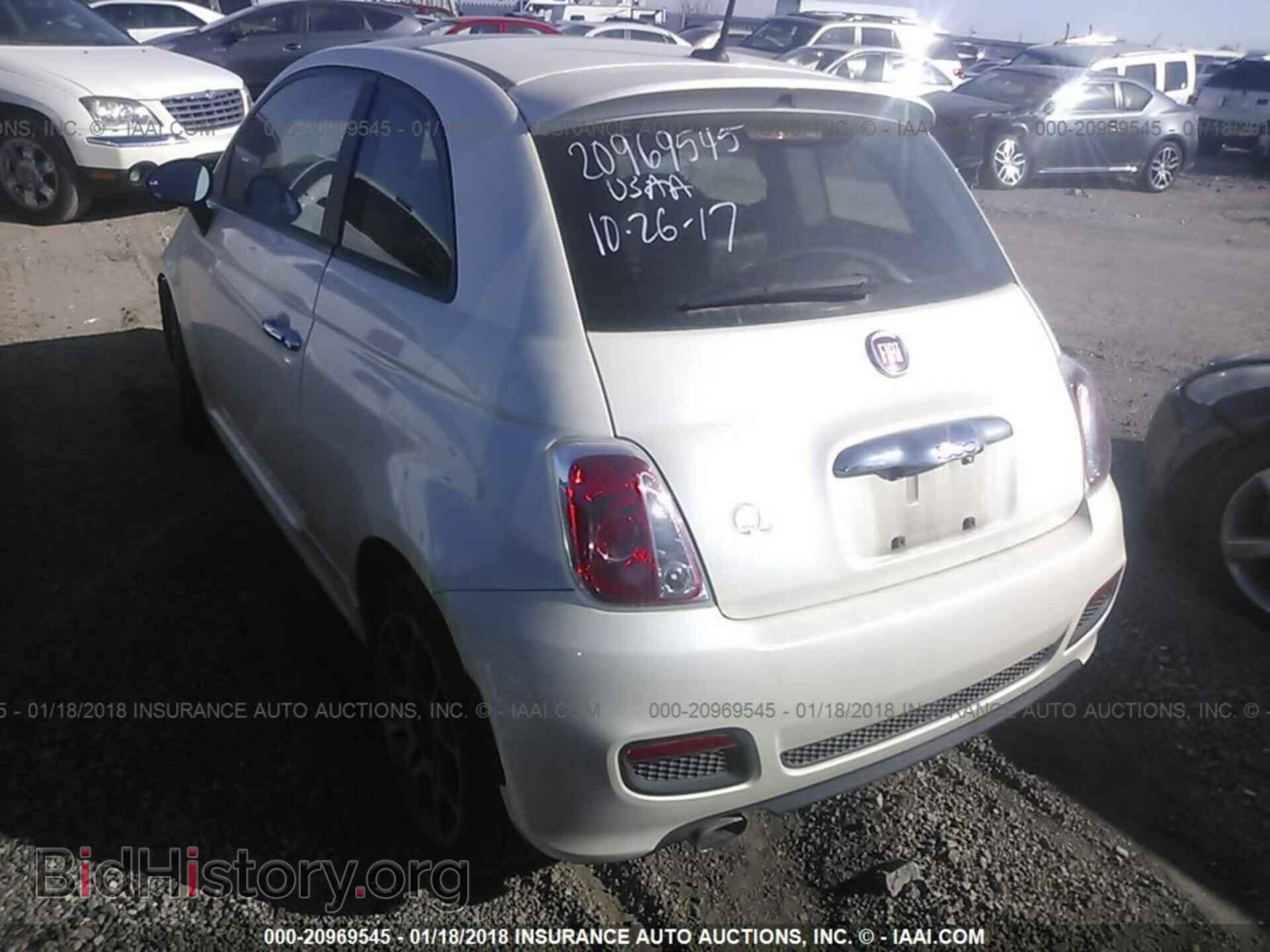 2012 Fiat 500 - VIN: 3C3CFFBR8CT361014 - Фото 3