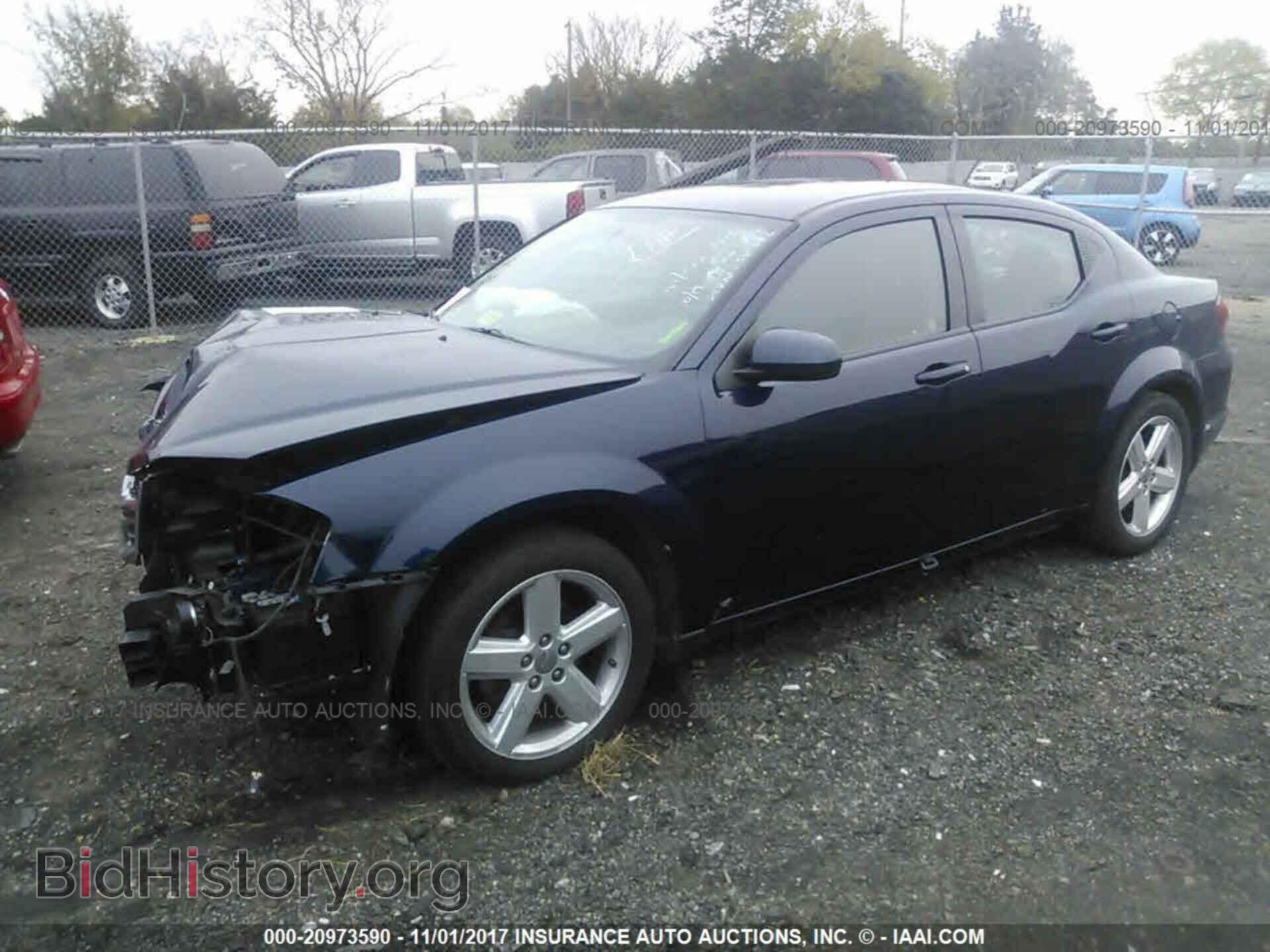 2013 Dodge Avenger - VIN: 1C3CDZCB6DN680972 - Фото 2
