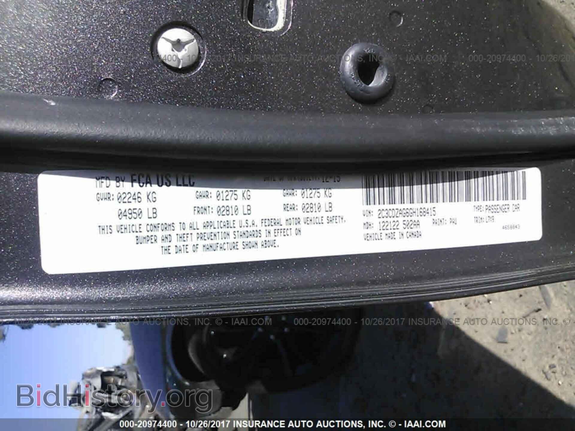 2016 Dodge Challenger - VIN: 2C3CDZAG6GH168415 - Photo 9