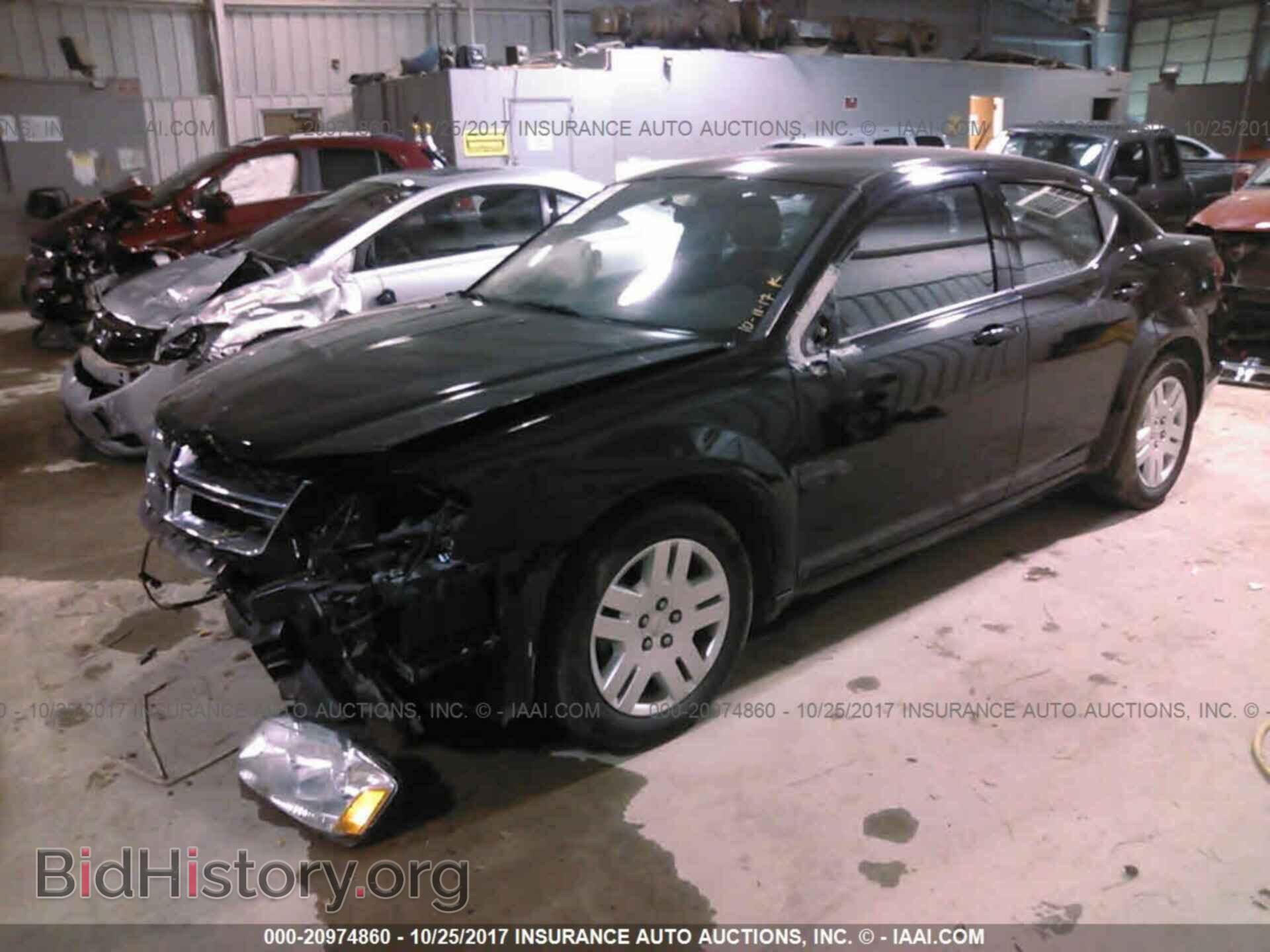 2013 Dodge Avenger - VIN: 1C3CDZAB4DN540664 - Фото 2