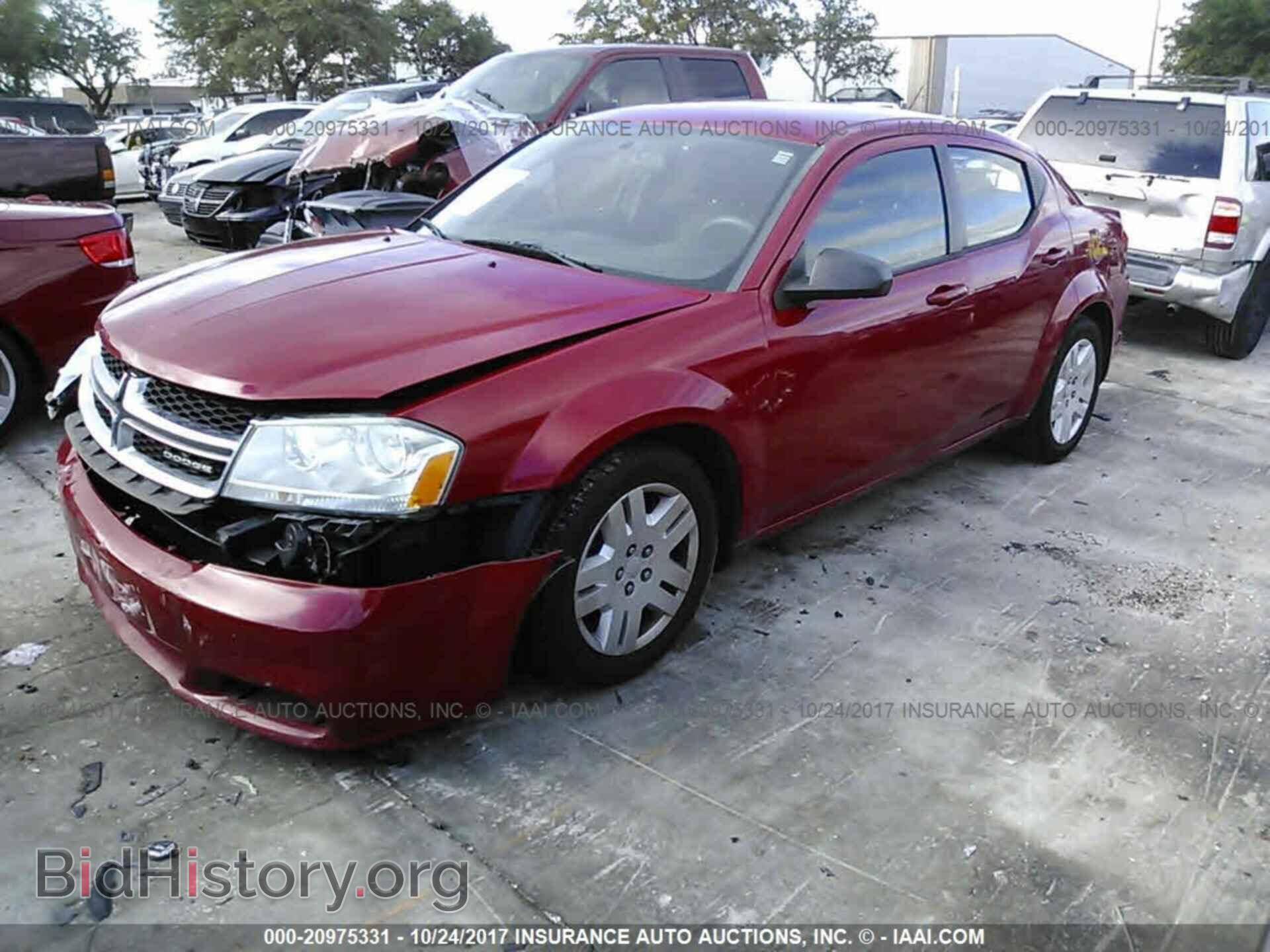 2012 Dodge Avenger - VIN: 1C3CDZAB7CN174732 - Фото 2