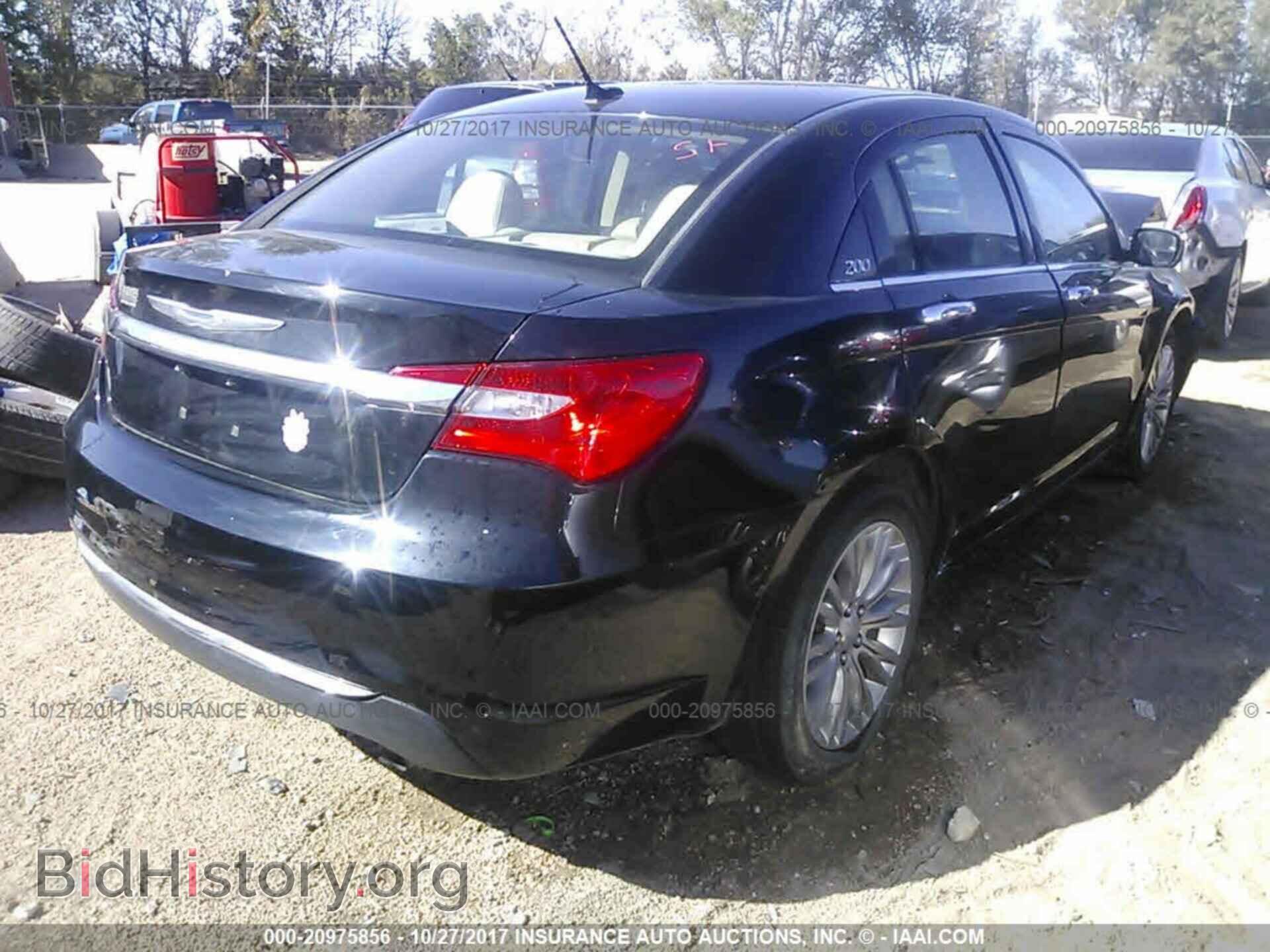 2012 Chrysler 200 - VIN: 1C3CCBCB6CN263523 - Фото 4