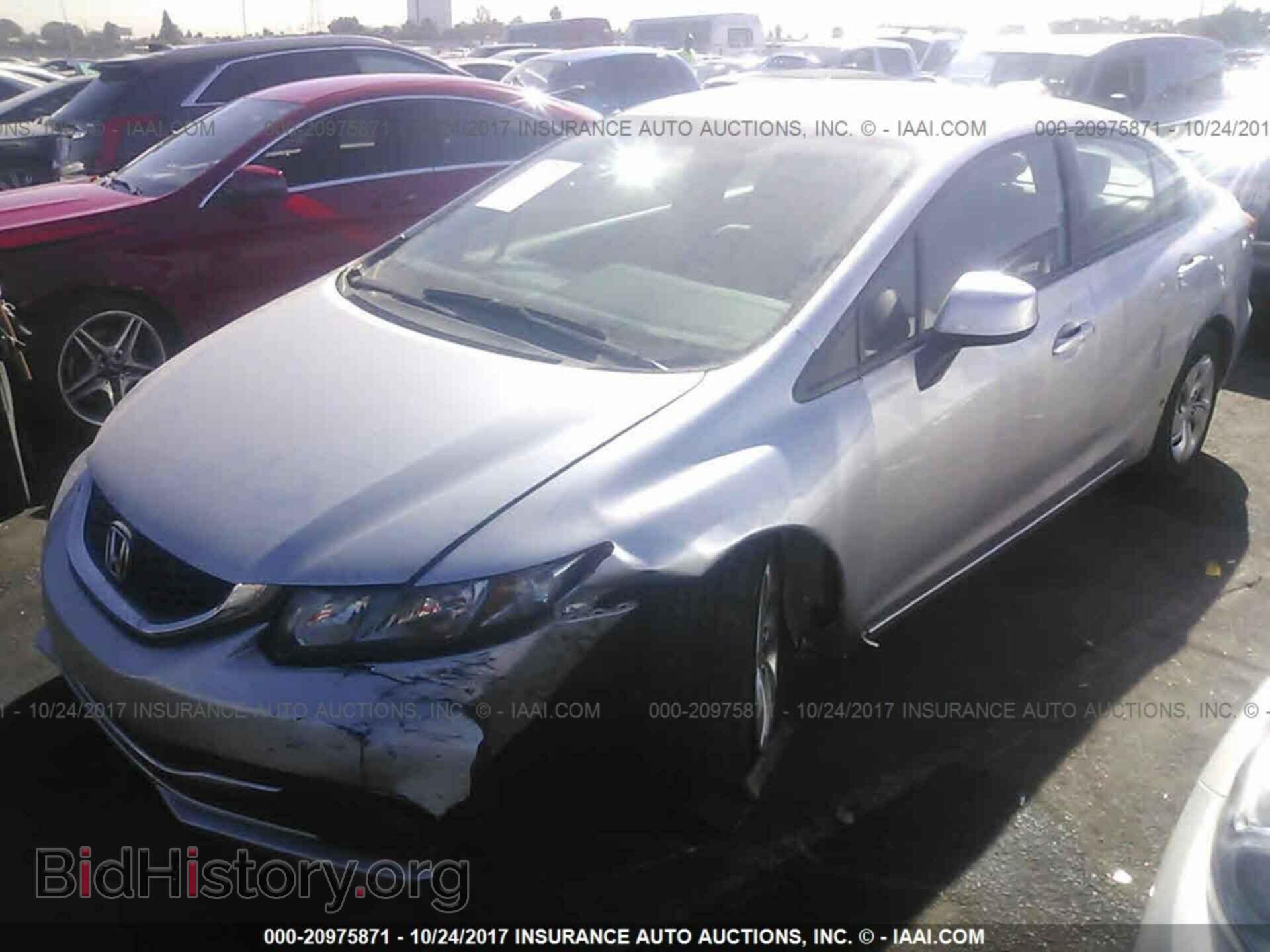 2013 Honda Civic - VIN: 19XFB2F55DE027243 - Фото 2