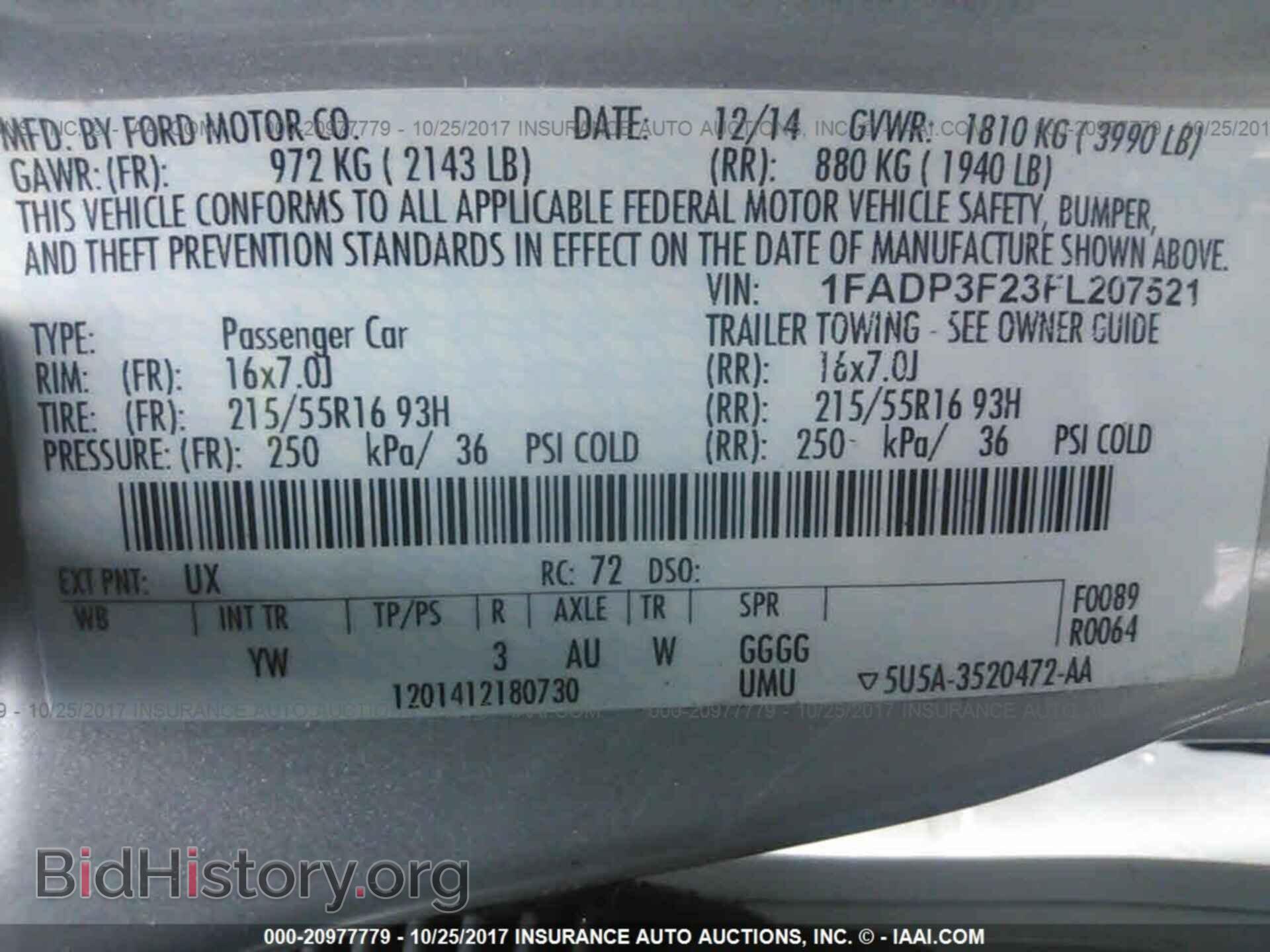 2015 Ford Focus - VIN: 1FADP3F23FL207521 - Photo 9