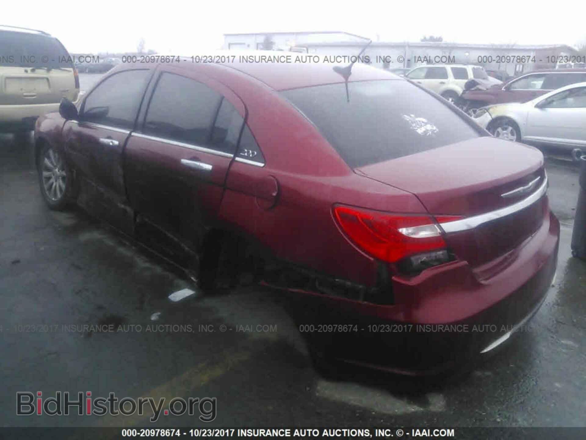 2012 Chrysler 200 - VIN: 1C3CCBBB3CN175966 - Фото 3