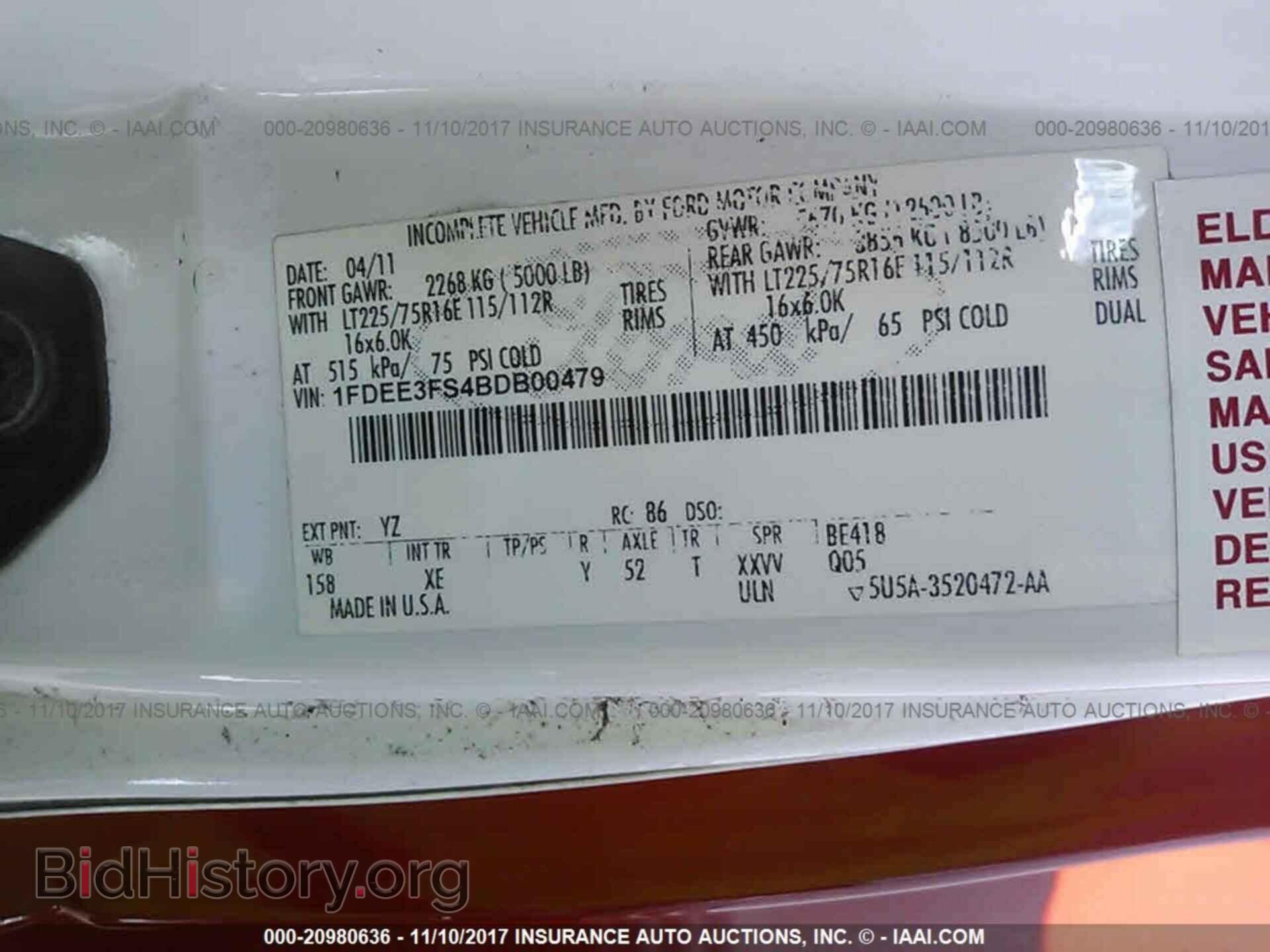 2011 Ford Econoline - VIN: 1FDEE3FS4BDB00479 - Photo 10