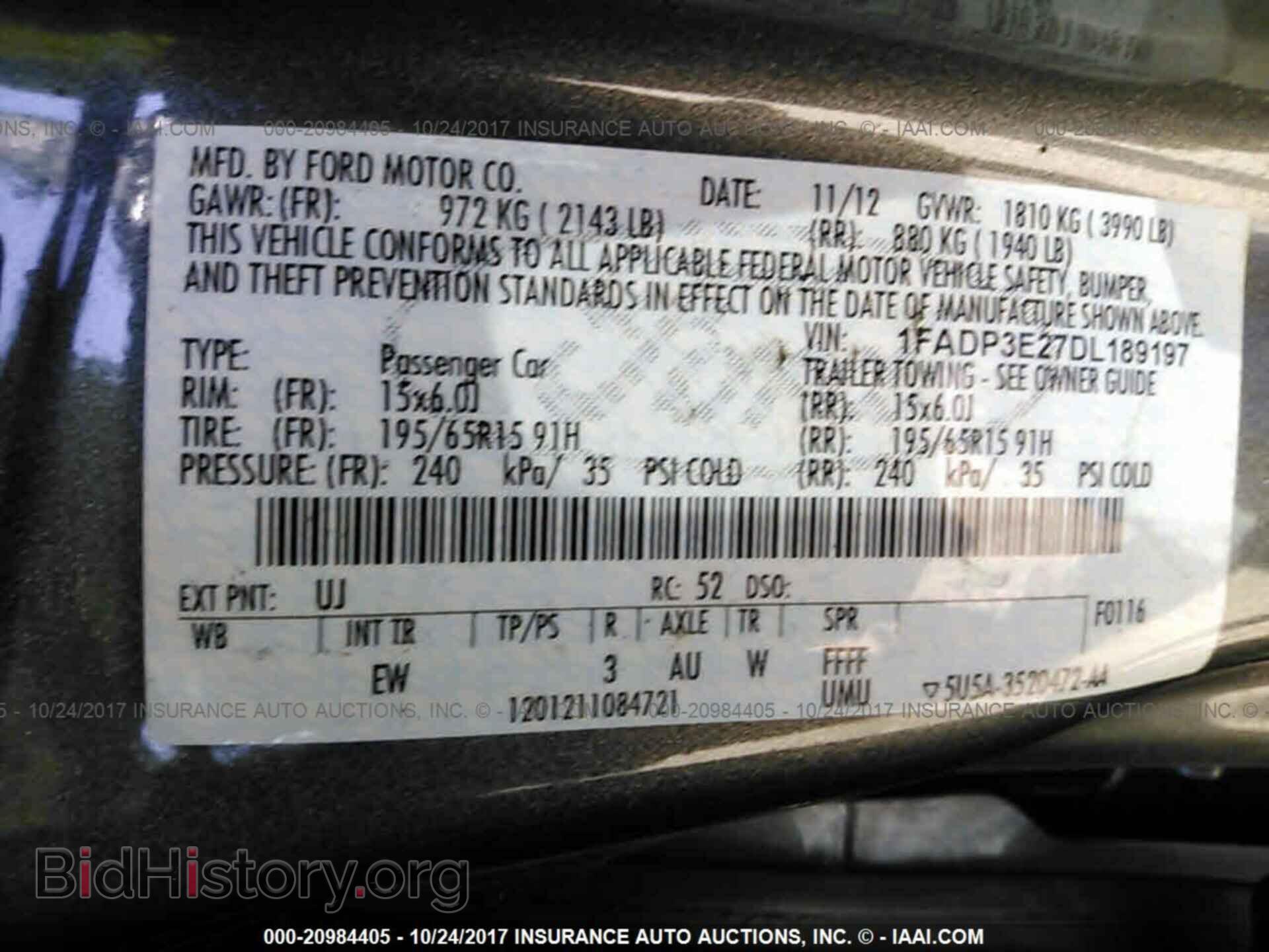 2013 Ford Focus - VIN: 1FADP3E27DL189197 - Фото 9