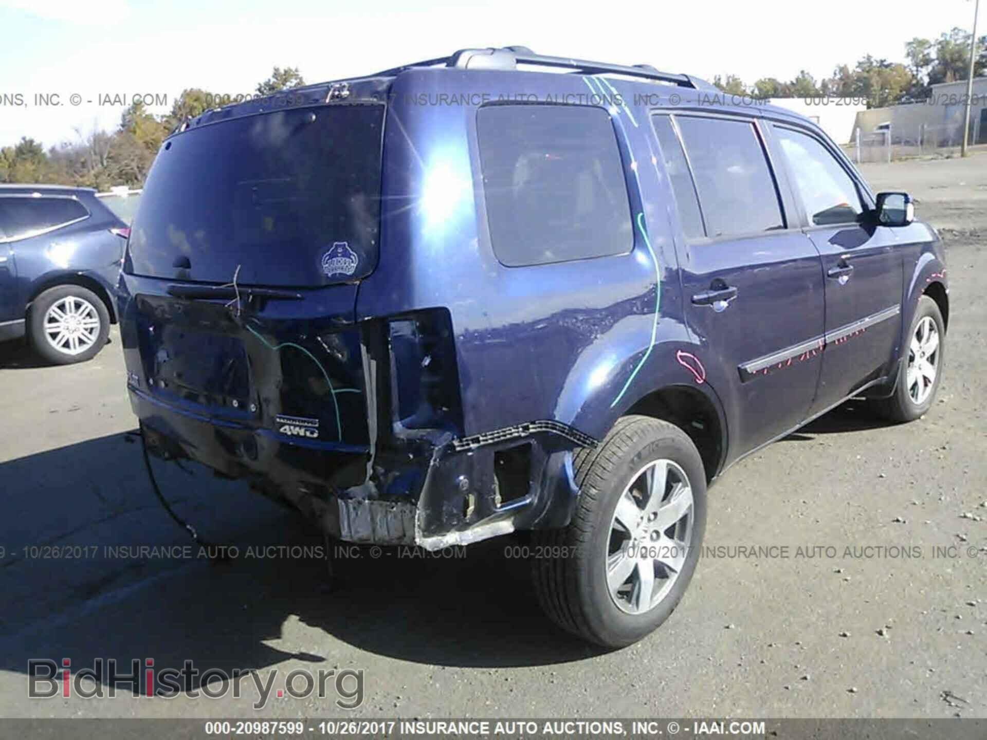 2013 Honda Pilot - VIN: 5FNYF4H96DB077653 - Photo 4
