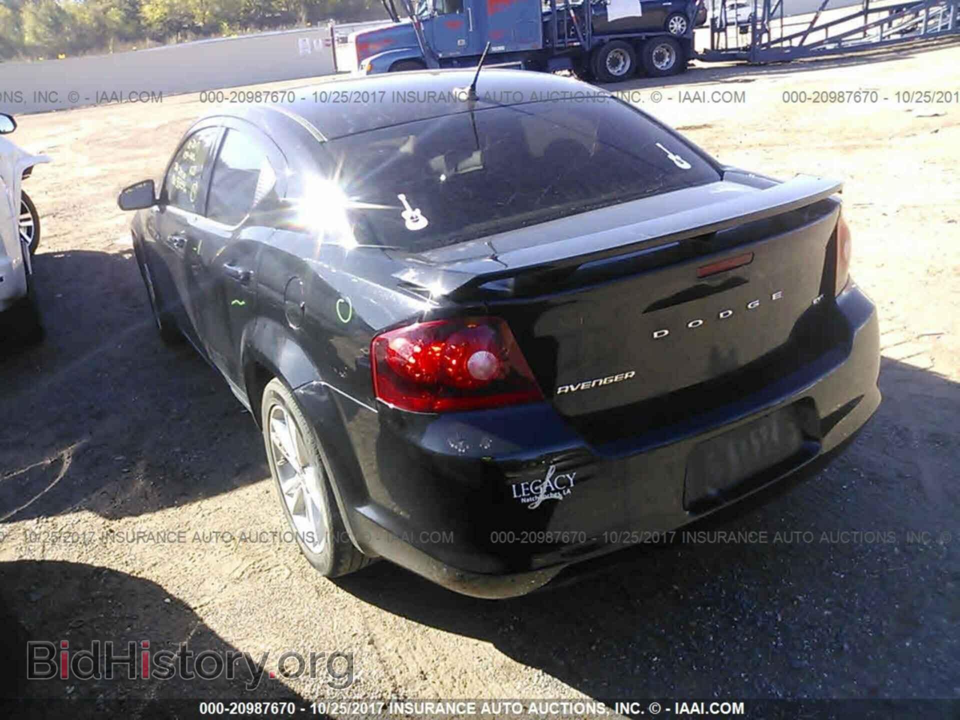 2013 Dodge Avenger - VIN: 1C3CDZCB3DN582546 - Фото 3