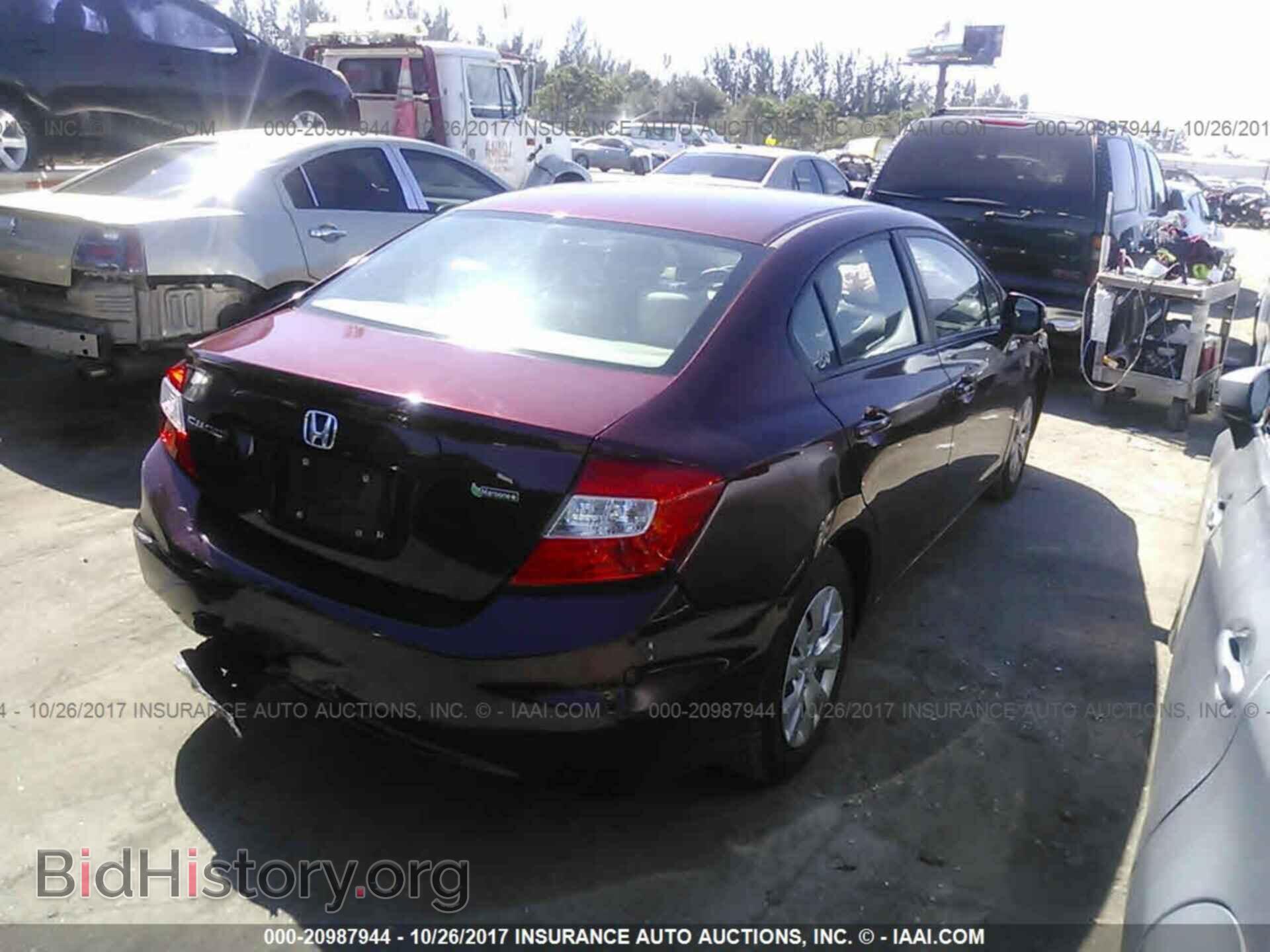 2012 Honda Civic - VIN: 19XFB2F53CE044797 - Photo 4