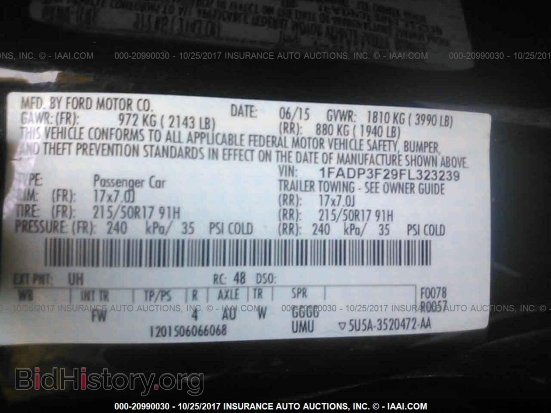 2015 Ford Focus - VIN: 1FADP3F29FL323239 - Фото 9