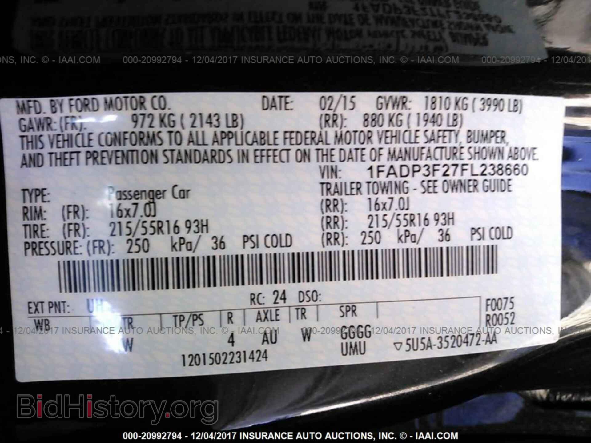 2015 Ford Focus - VIN: 1FADP3F27FL238660 - Photo 9