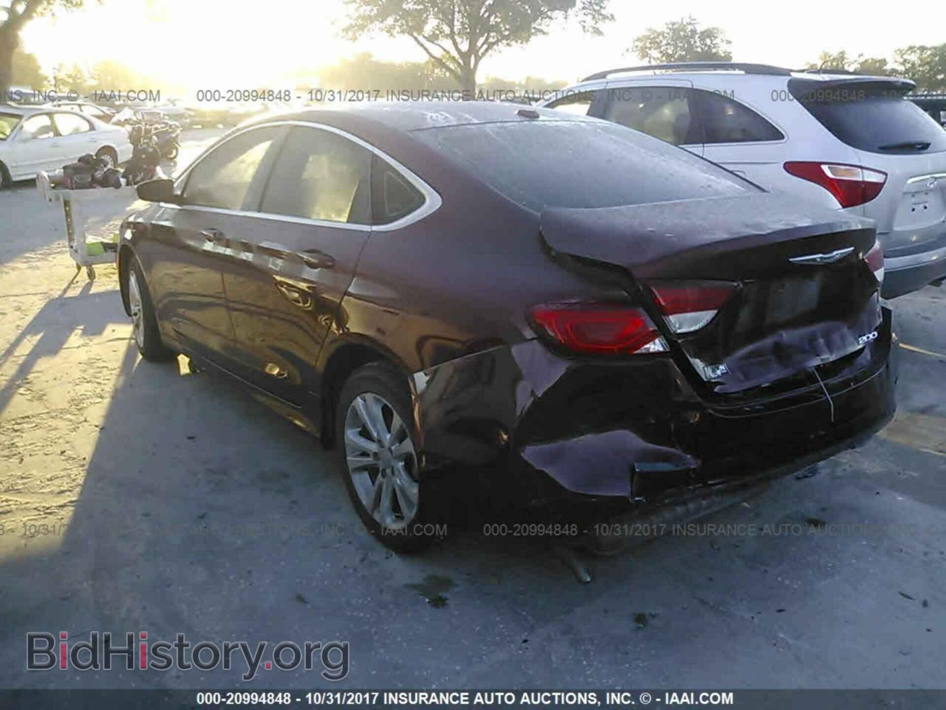 2016 Chrysler 200 - VIN: 1C3CCCAB7GN110907 - Photo 3