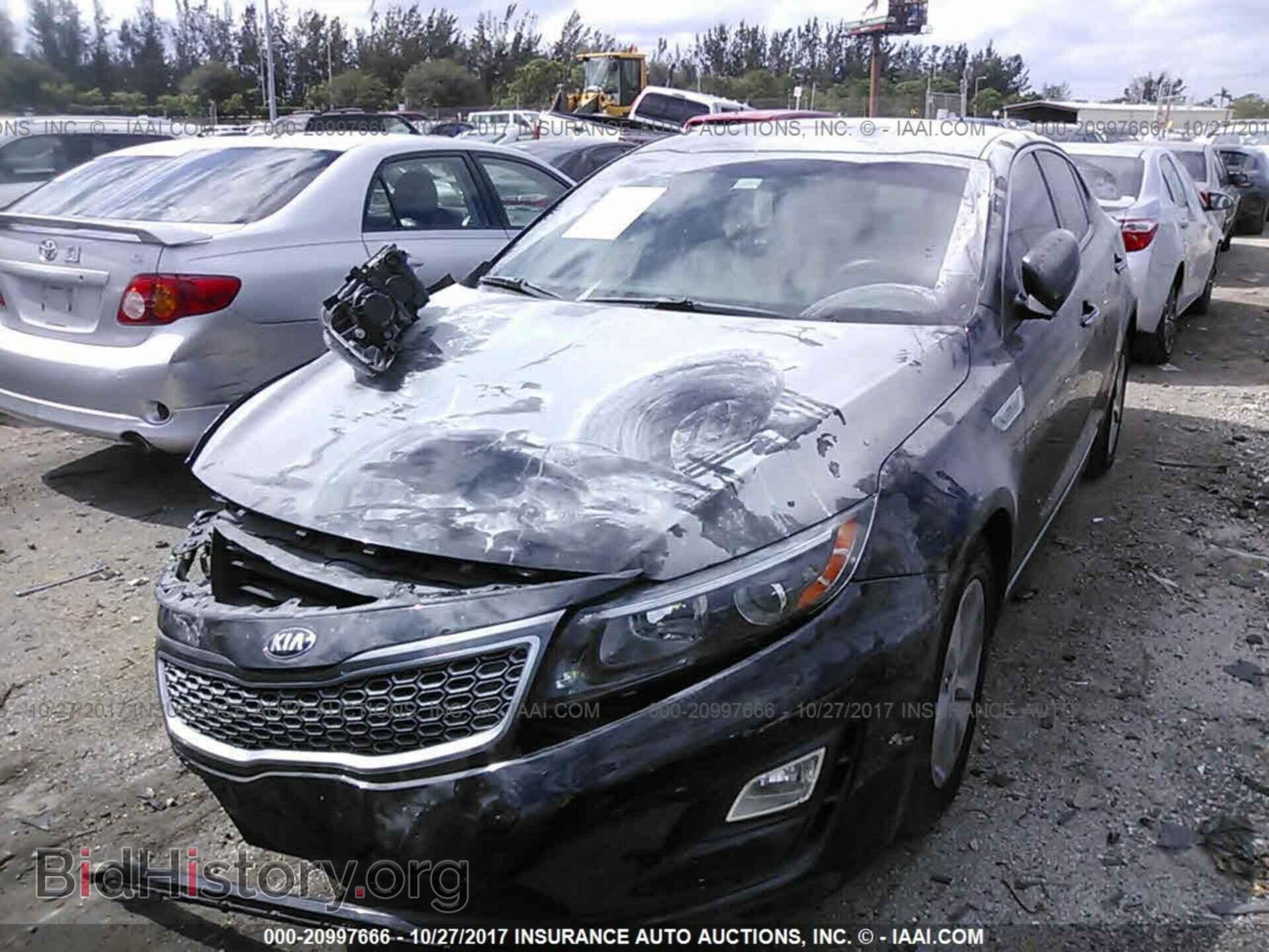 2014 Kia Optima - VIN: KNAGM4AD0E5075414 - Фото 2