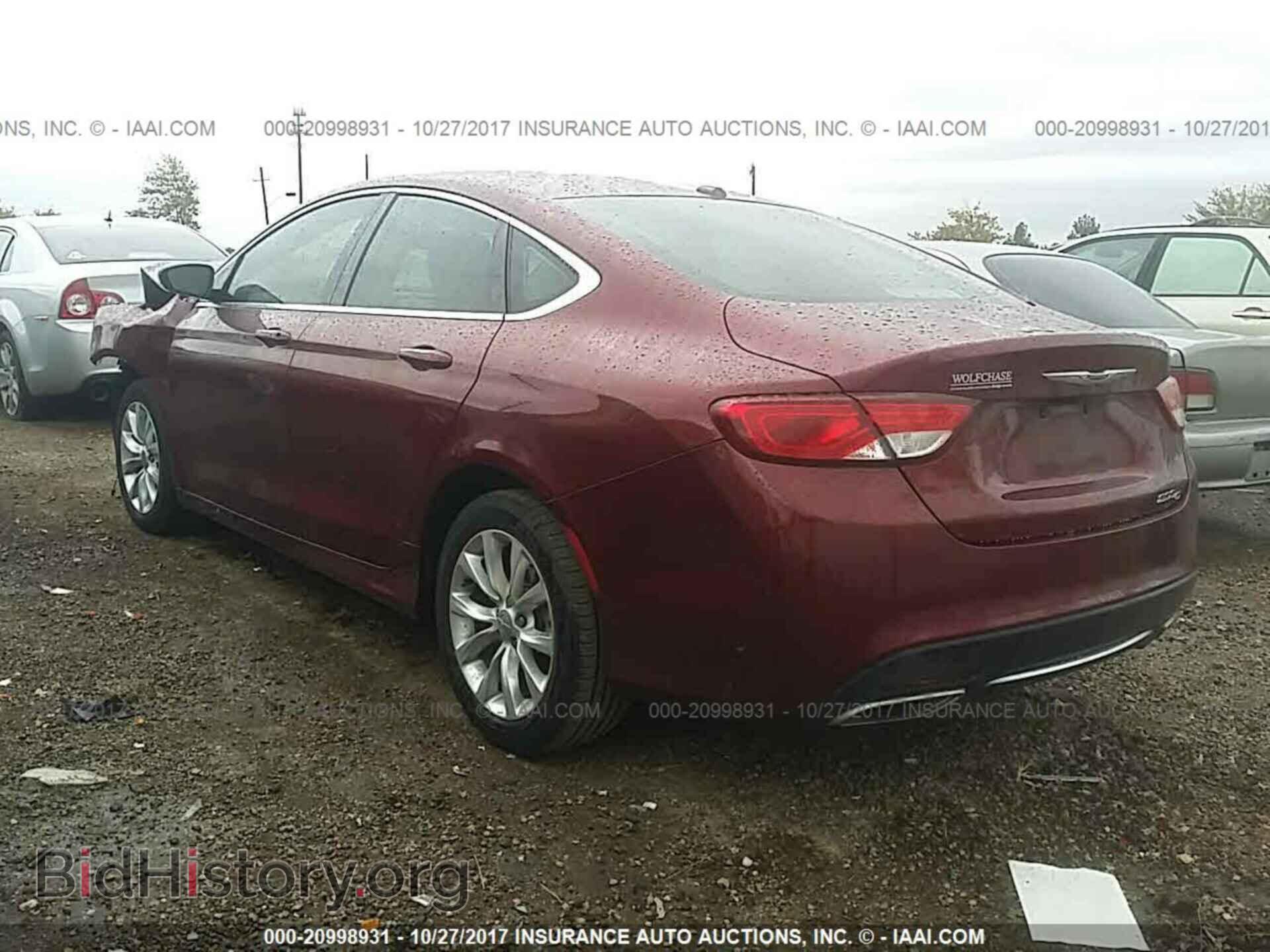 2015 Chrysler 200 - VIN: 1C3CCCCG0FN517412 - Фото 3