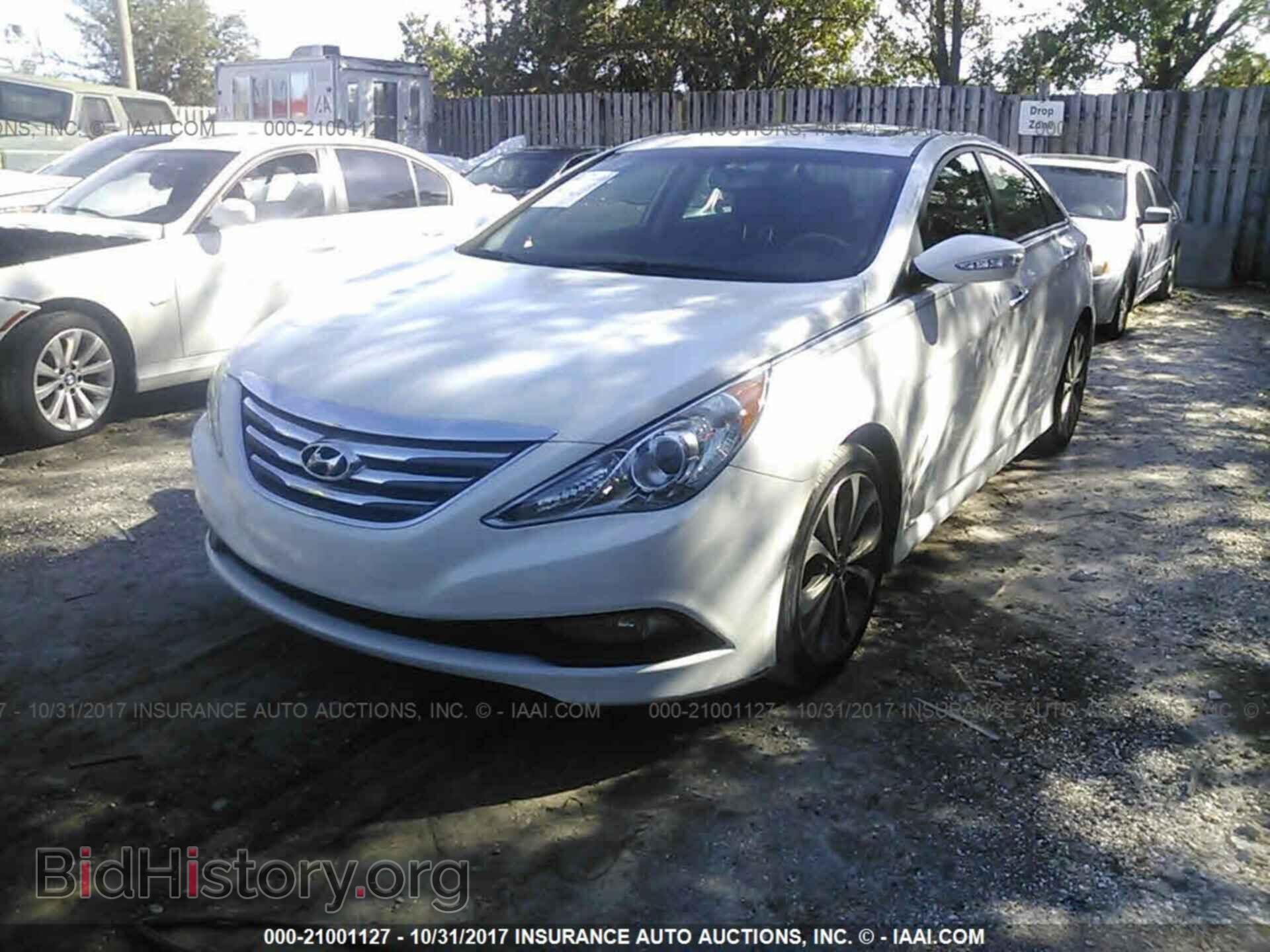 2014 Hyundai SONATA (VIN 5NPEC4AB0EH822960) — фото 2 из 10