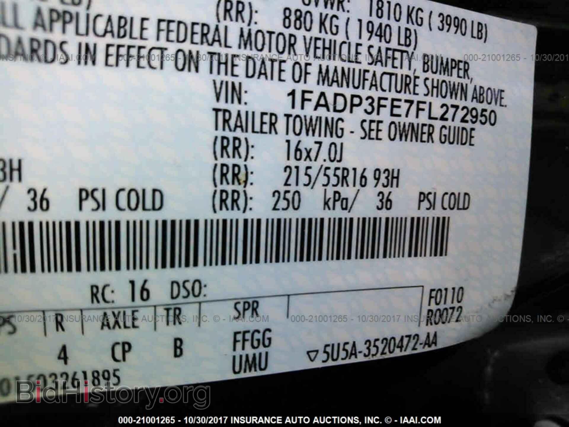 2015 Ford Focus - VIN: 1FADP3FE7FL272950 - Photo 9
