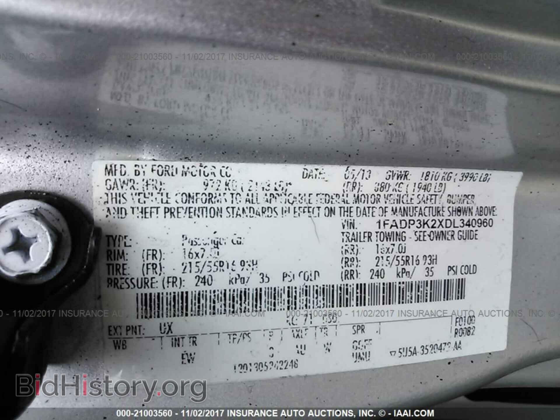 2013 Ford Focus - VIN: 1FADP3K2XDL340960 - Photo 9