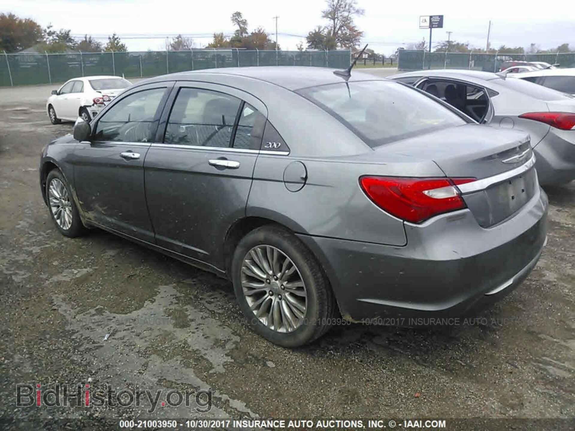 2012 Chrysler 200 - VIN: 1C3CCBCB7CN109001 - Фото 3