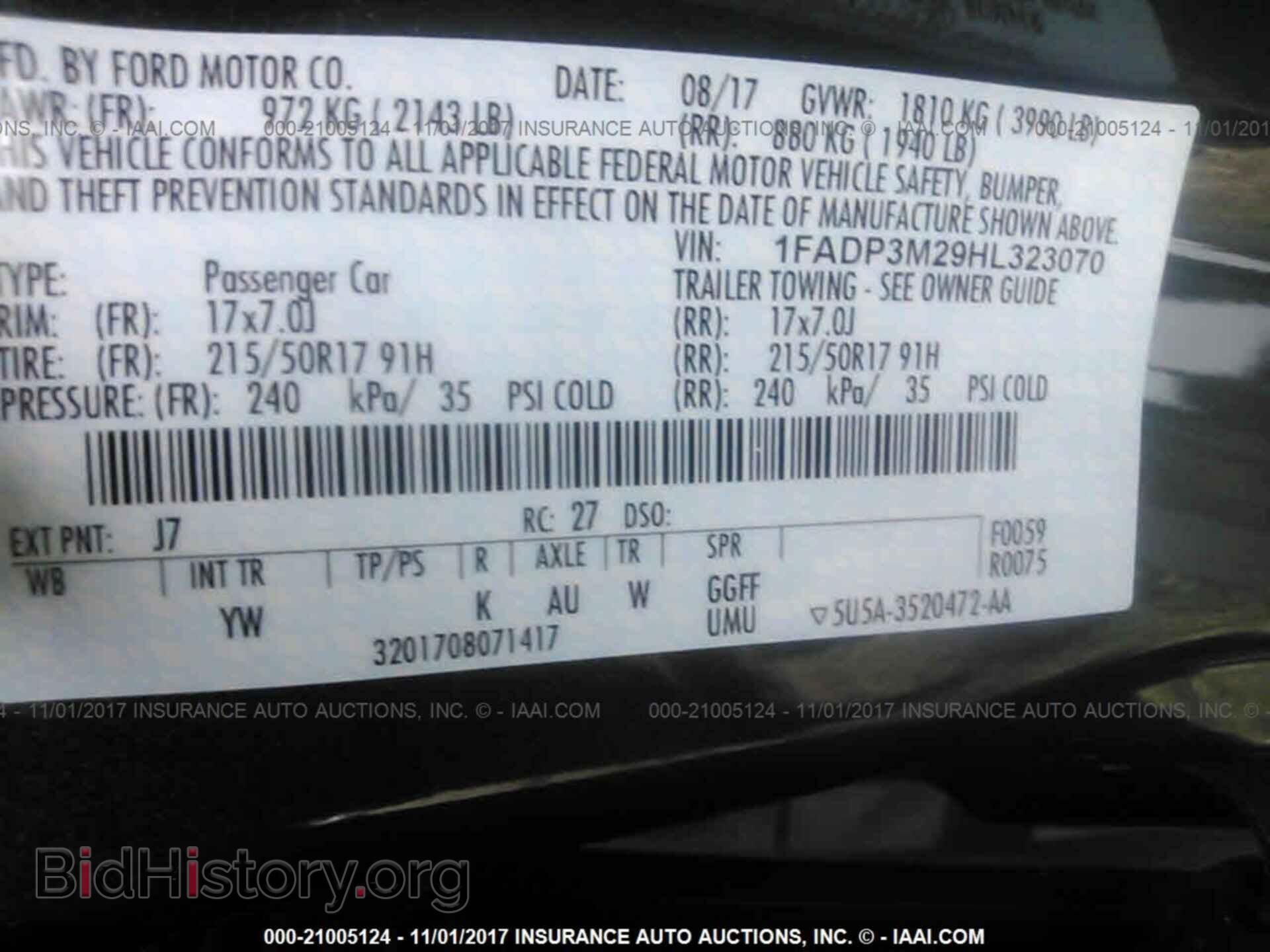 2017 Ford Focus - VIN: 1FADP3M29HL323070 - Photo 9