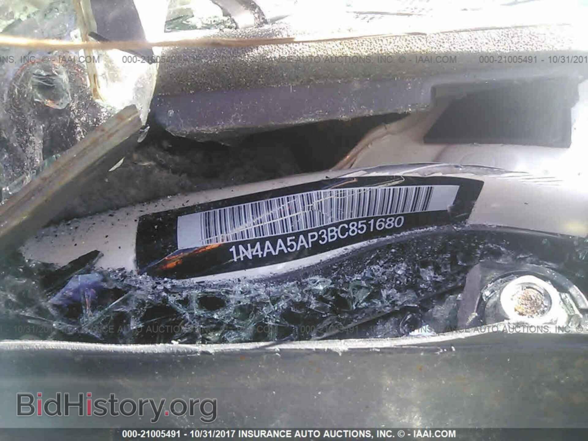 2011 Nissan Maxima - VIN: 1N4AA5AP3BC851680 - Фото 9