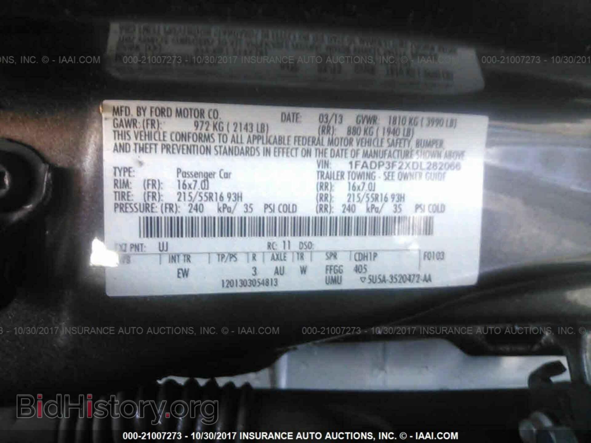 2013 Ford Focus - VIN: 1FADP3F2XDL282066 - Photo 9