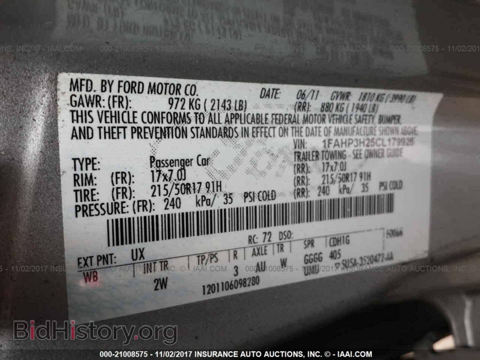 2012 Ford Focus - VIN: 1FAHP3H25CL179926 - Photo 9