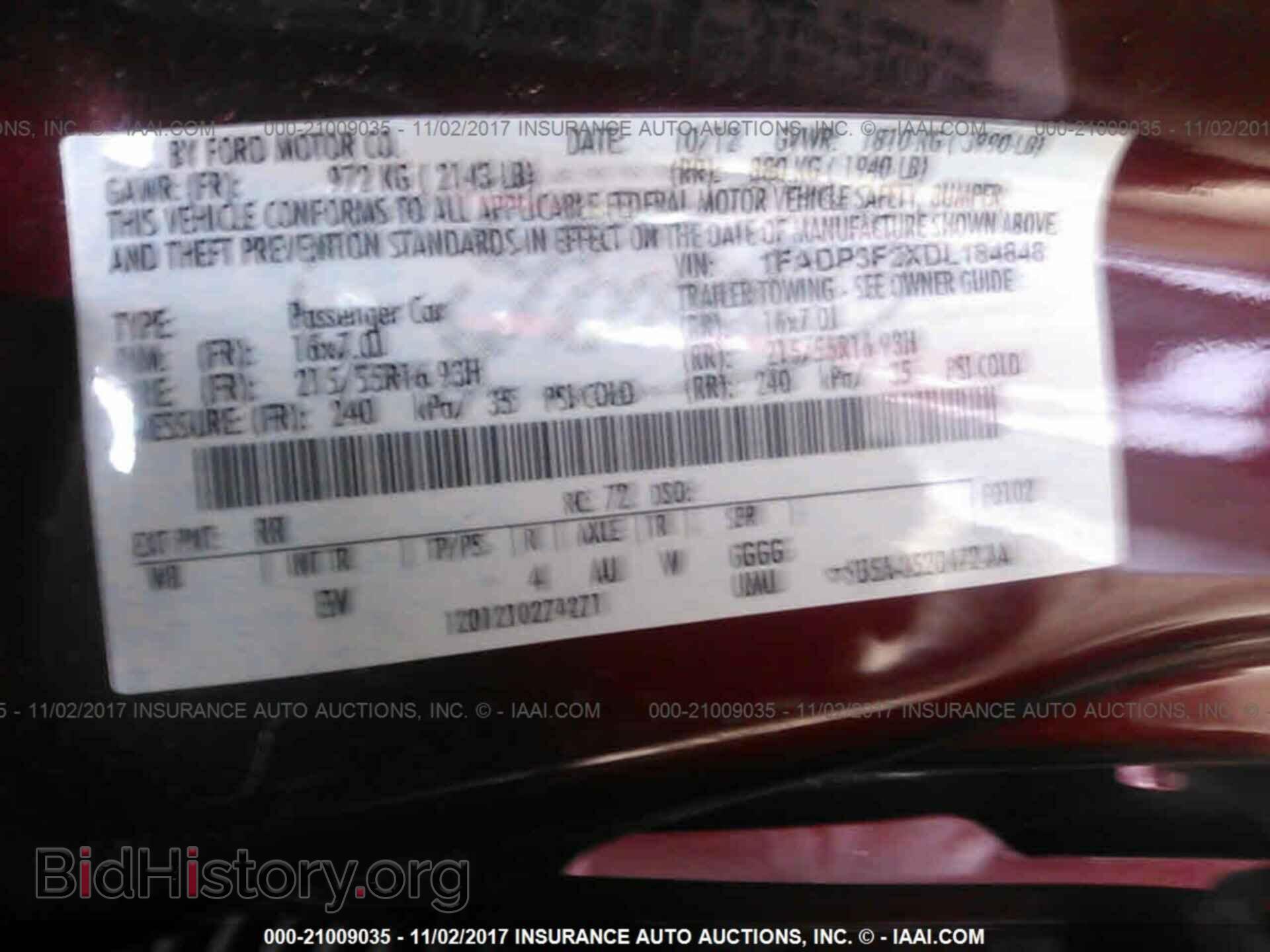 2013 Ford Focus - VIN: 1FADP3F2XDL184848 - Фото 9