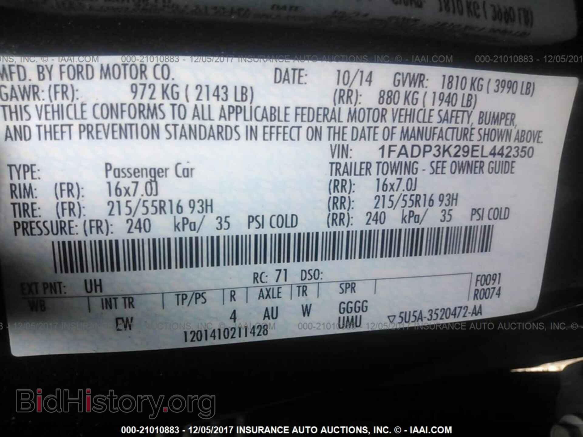 2014 Ford Focus - VIN: 1FADP3K29EL442350 - Photo 9