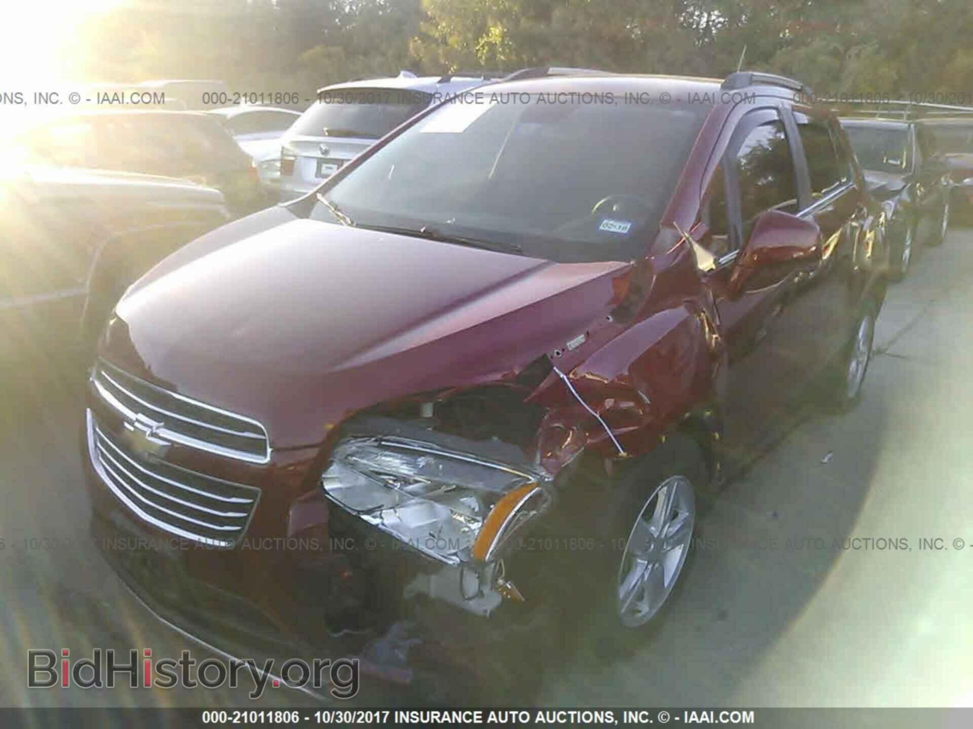 2015 Chevrolet Trax - VIN: KL7CJLSB9FB185959 - Фото 2