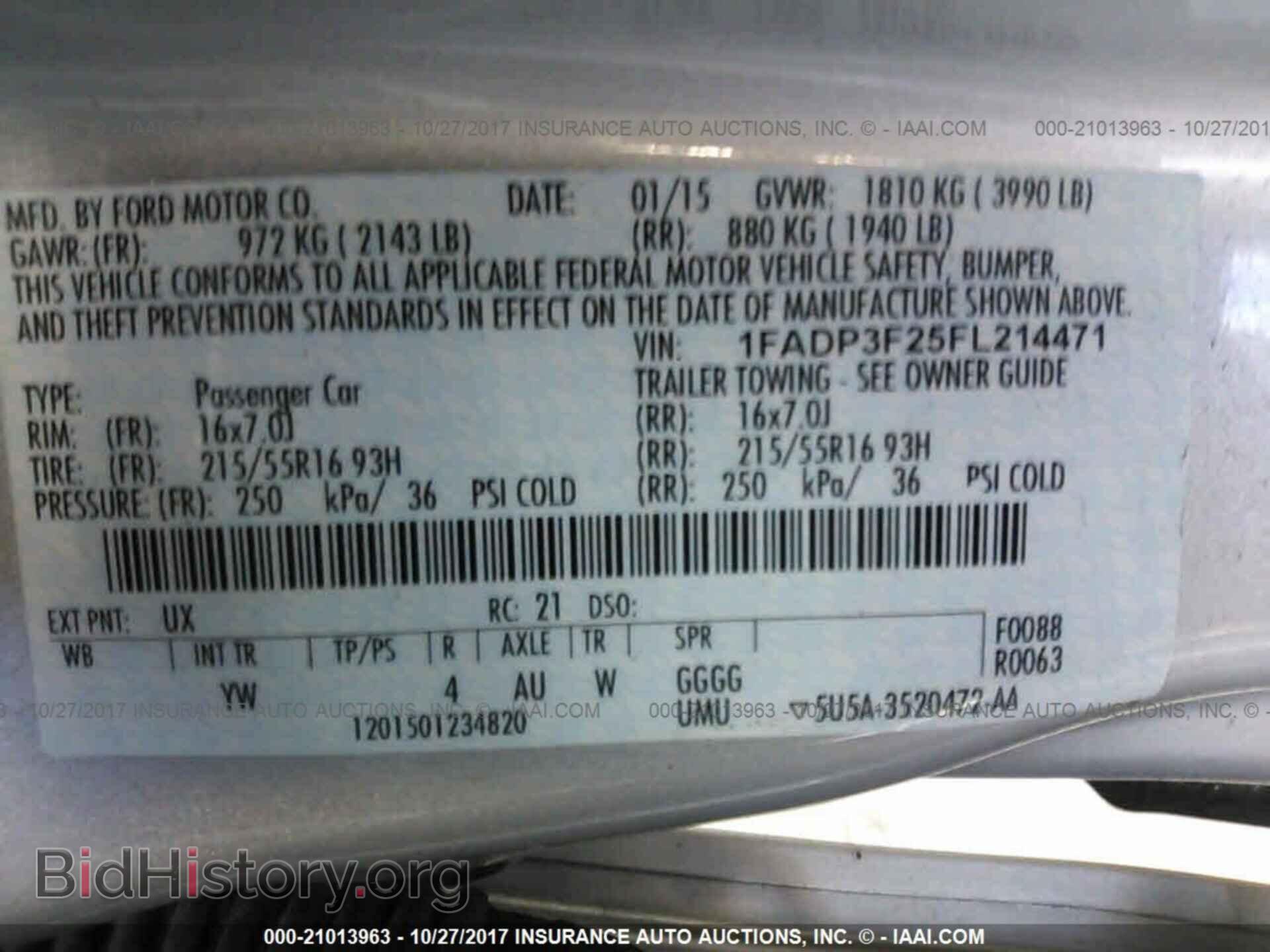 2015 Ford Focus - VIN: 1FADP3F25FL214471 - Фото 9