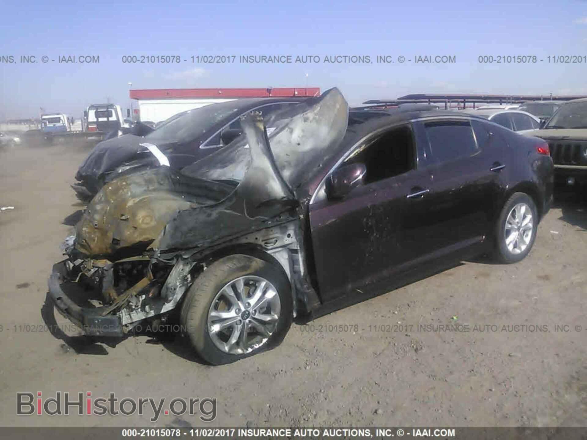 2011 Kia Optima - VIN: KNAGN4A79B5100846 - Фото 2