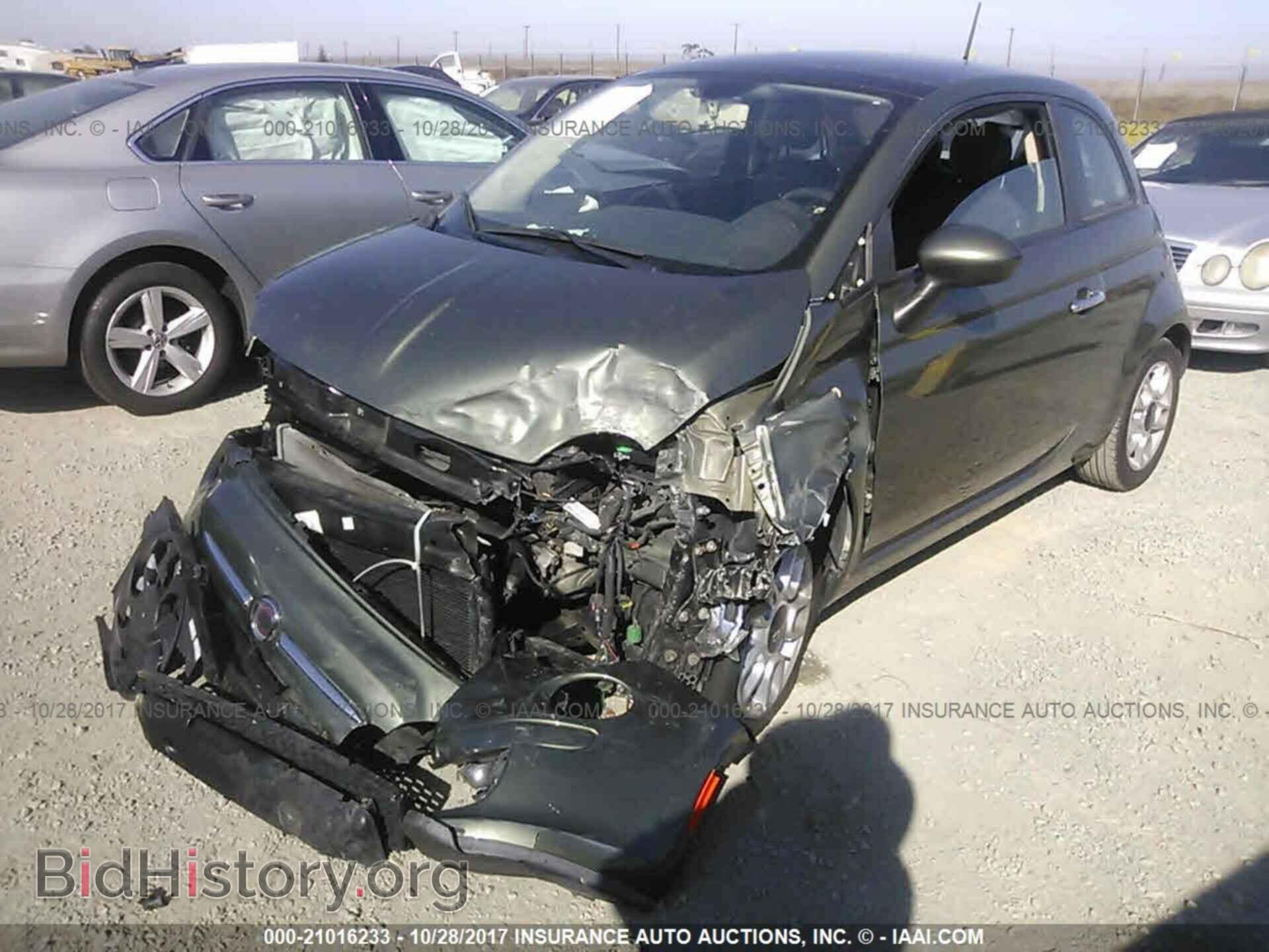 2012 Fiat 500 - VIN: 3C3CFFAR2CT233658 - Фото 2