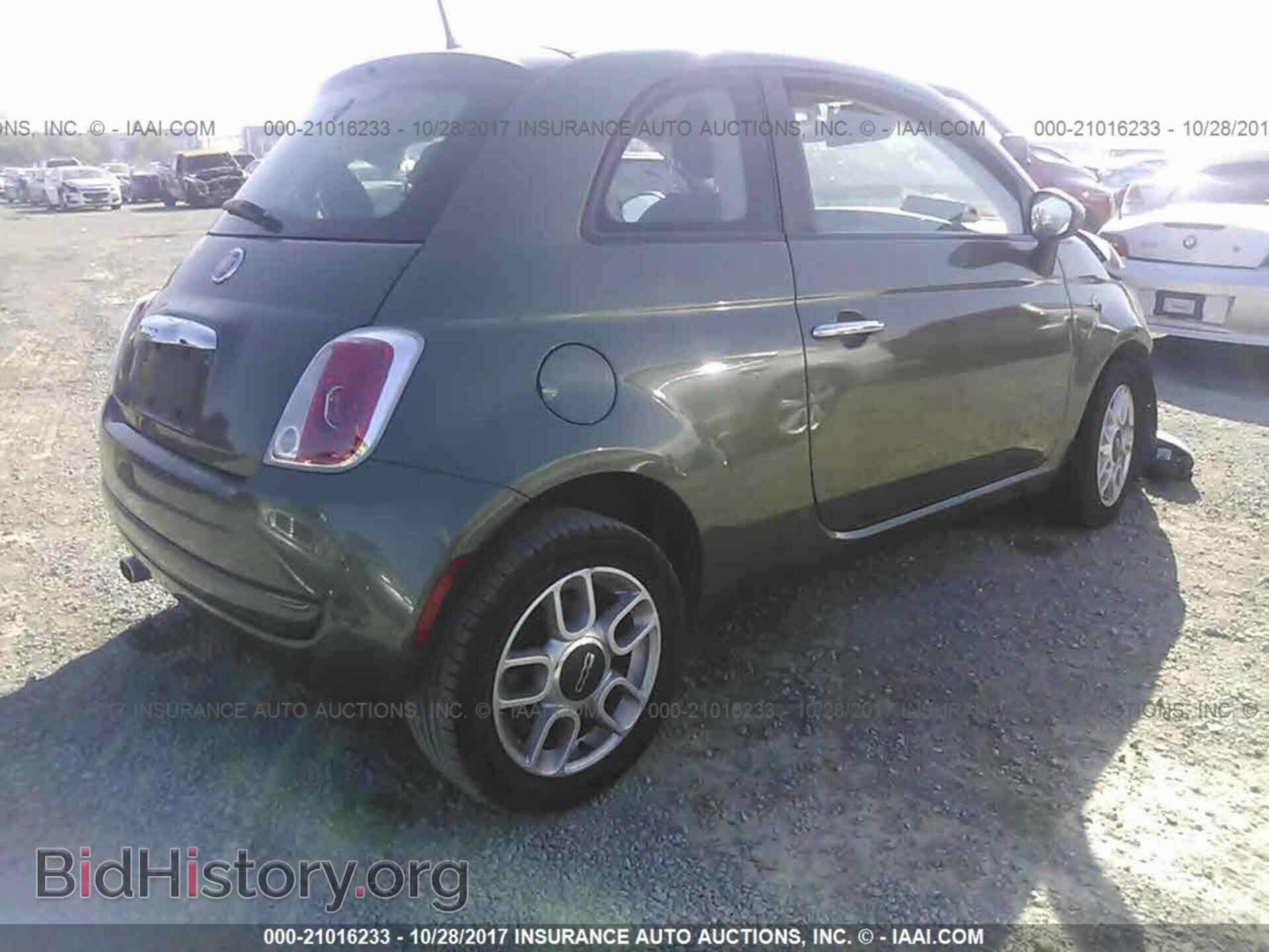 2012 Fiat 500 - VIN: 3C3CFFAR2CT233658 - Фото 4