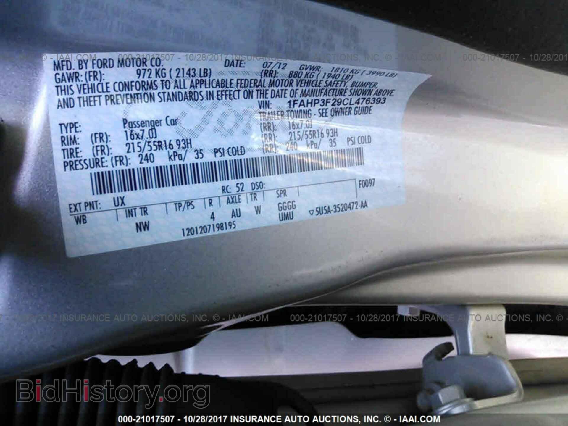 2012 Ford Focus - VIN: 1FAHP3F29CL476393 - Photo 9
