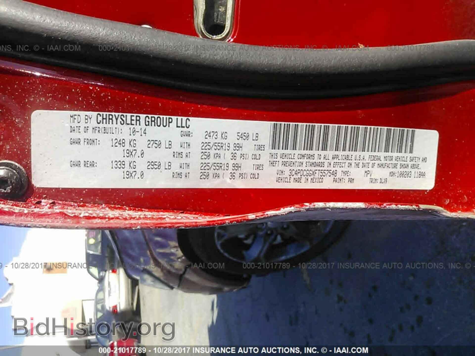2015 Dodge Journey - VIN: 3C4PDCGGXFT557548 - Photo 9