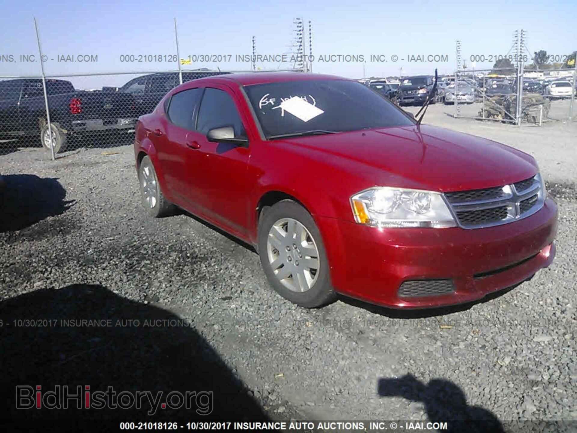 Photo 1C3CDZAG2DN748019 - Dodge Avenger 2013