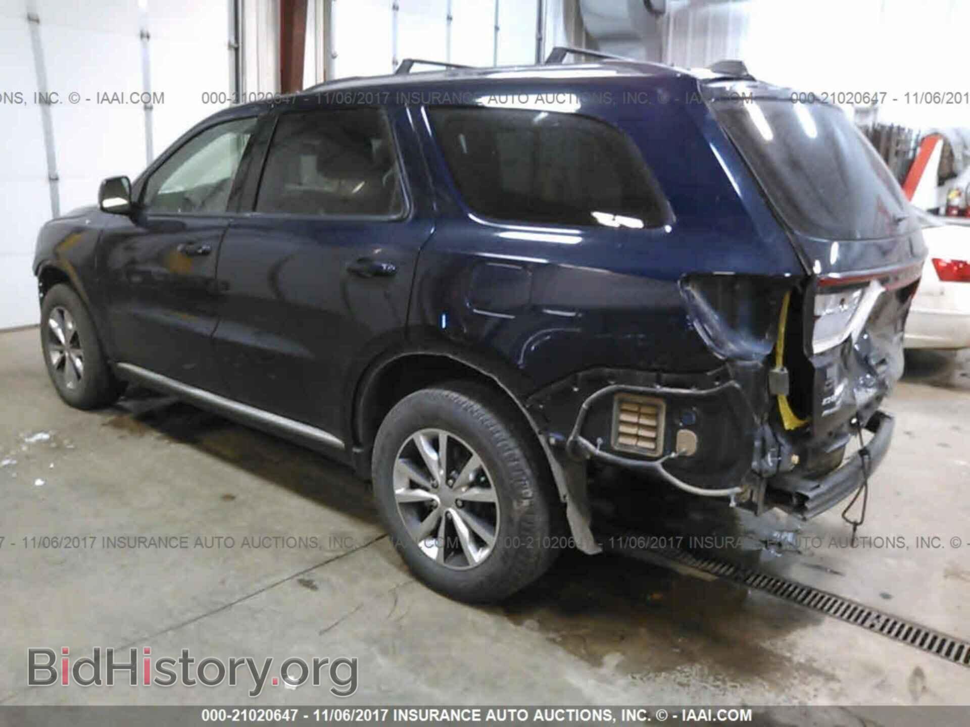 2016 Dodge Durango - VIN: 1C4RDJDG1GC449186 - Фото 3
