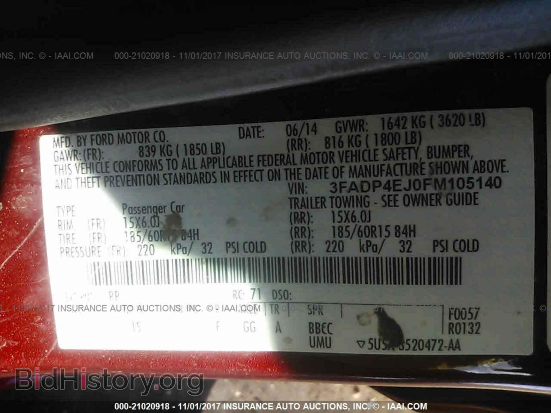 2015 Ford Fiesta - VIN: 3FADP4EJ0FM105140 - Photo 9