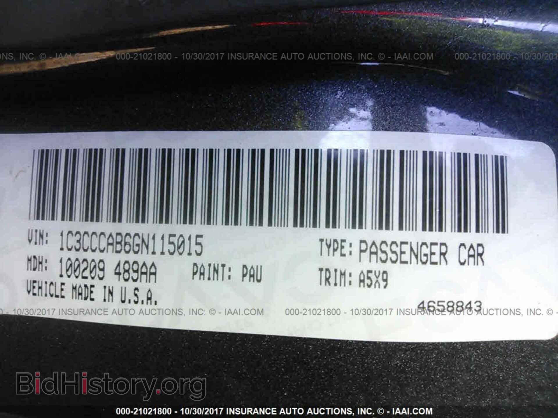 2016 Chrysler 200 - VIN: 1C3CCCAB6GN115015 - Photo 9