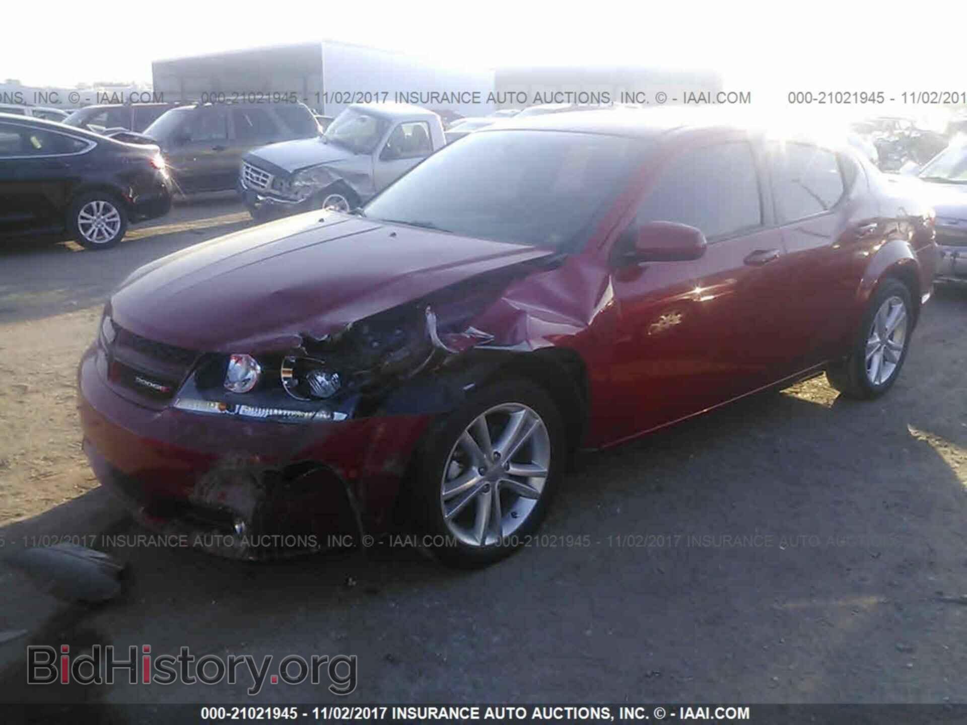 2014 Dodge Avenger - VIN: 1C3CDZCB3EN226762 - Фото 2