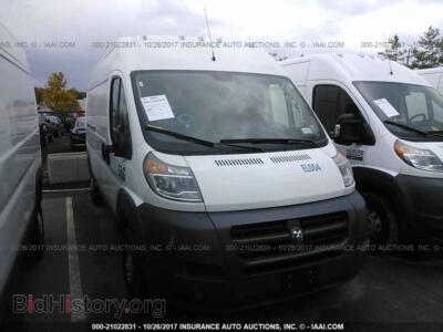 2017 RAM PROMASTER 2500, белый — VIN 3C6TRVDG0HE522225, IAAI