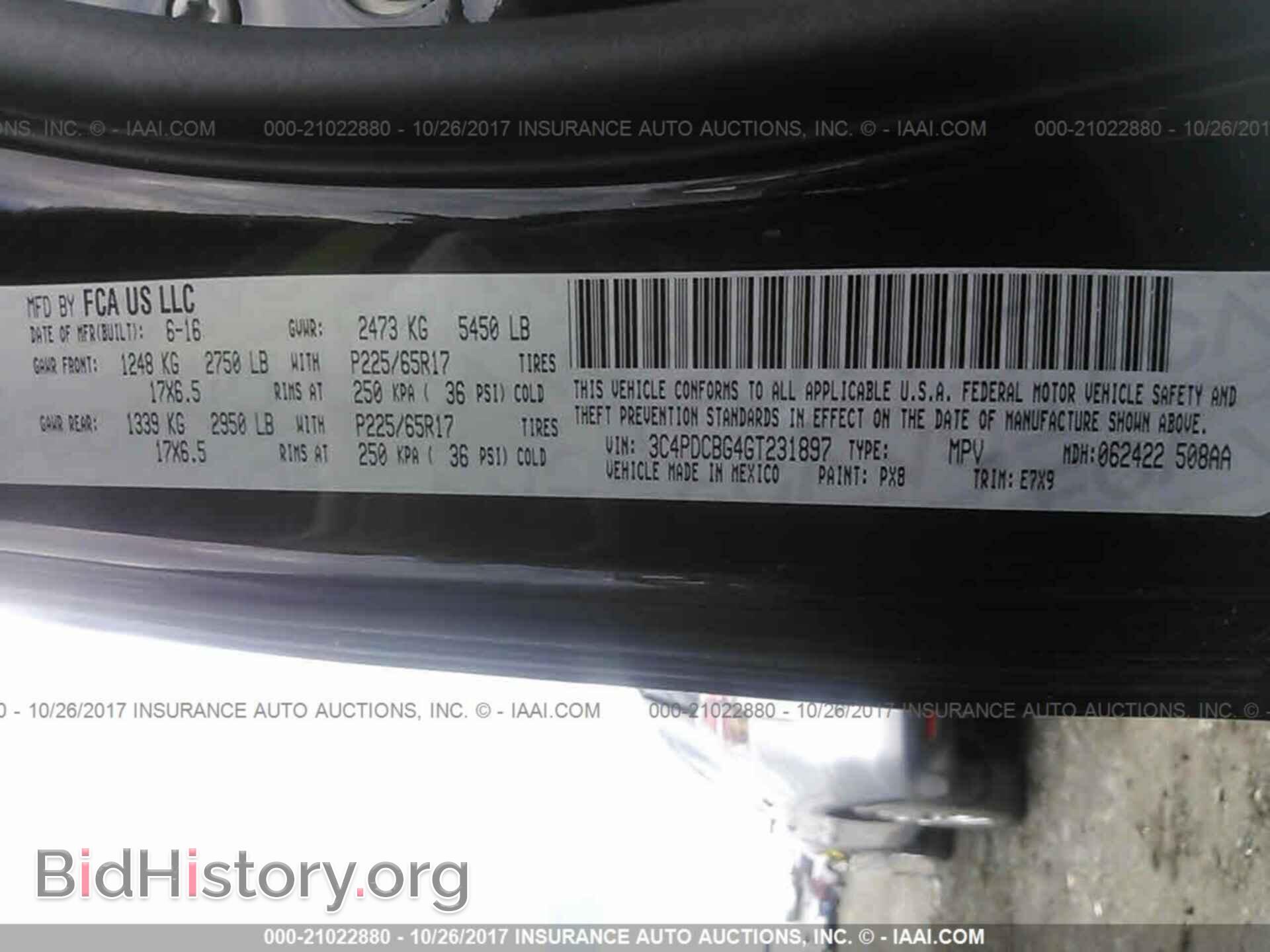 2016 Dodge Journey - VIN: 3C4PDCBG4GT231897 - Photo 9