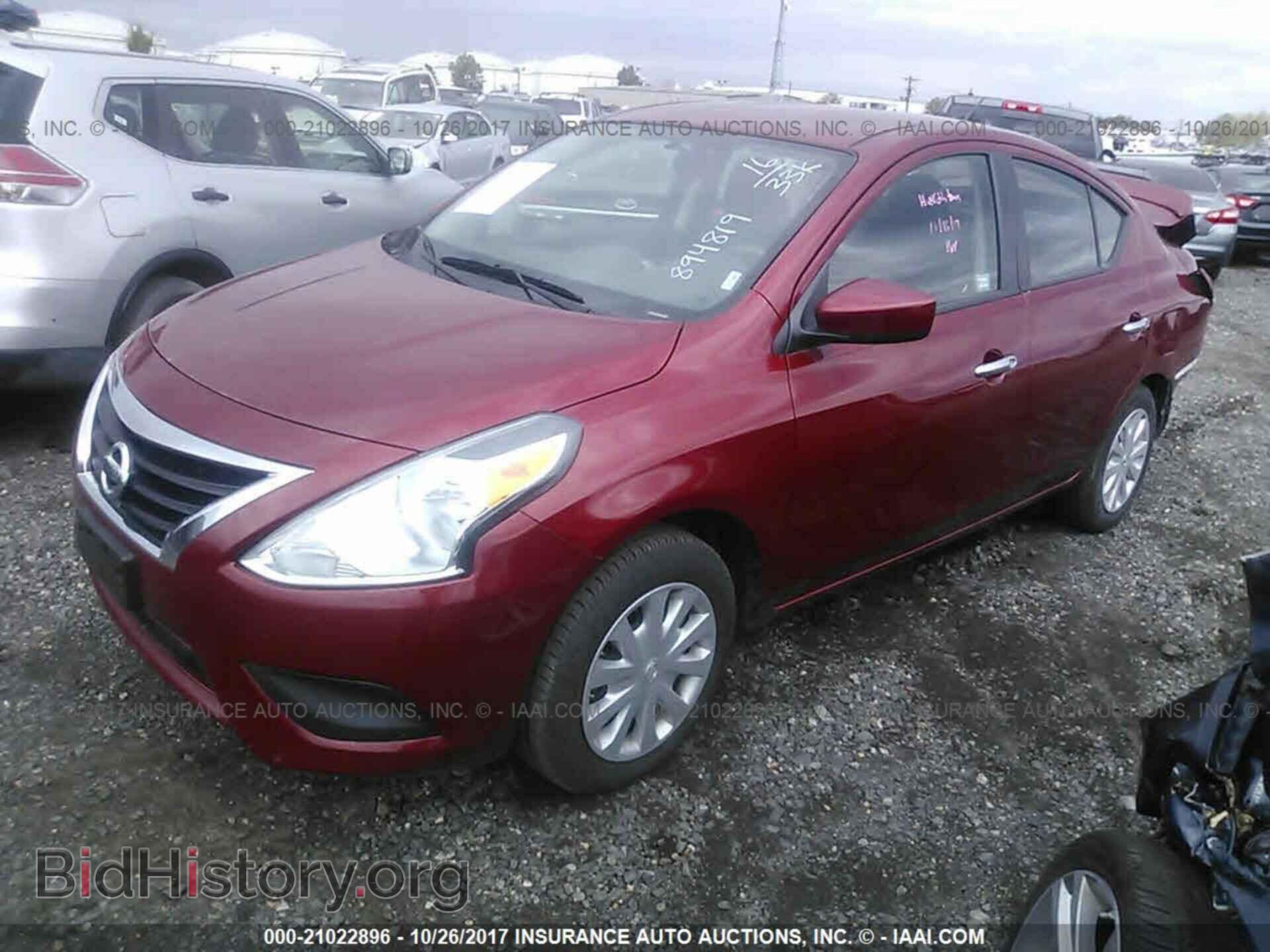 2016 Nissan Versa - VIN: 3N1CN7AP1GL894819 - Фото 2