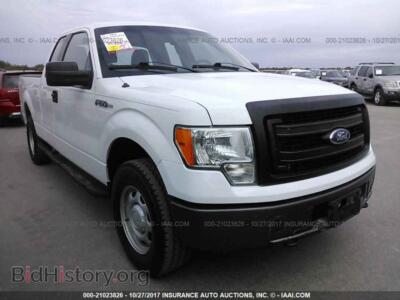 2013 Ford F150, белый — VIN 1FTFX1EF7DFD33453, IAAI