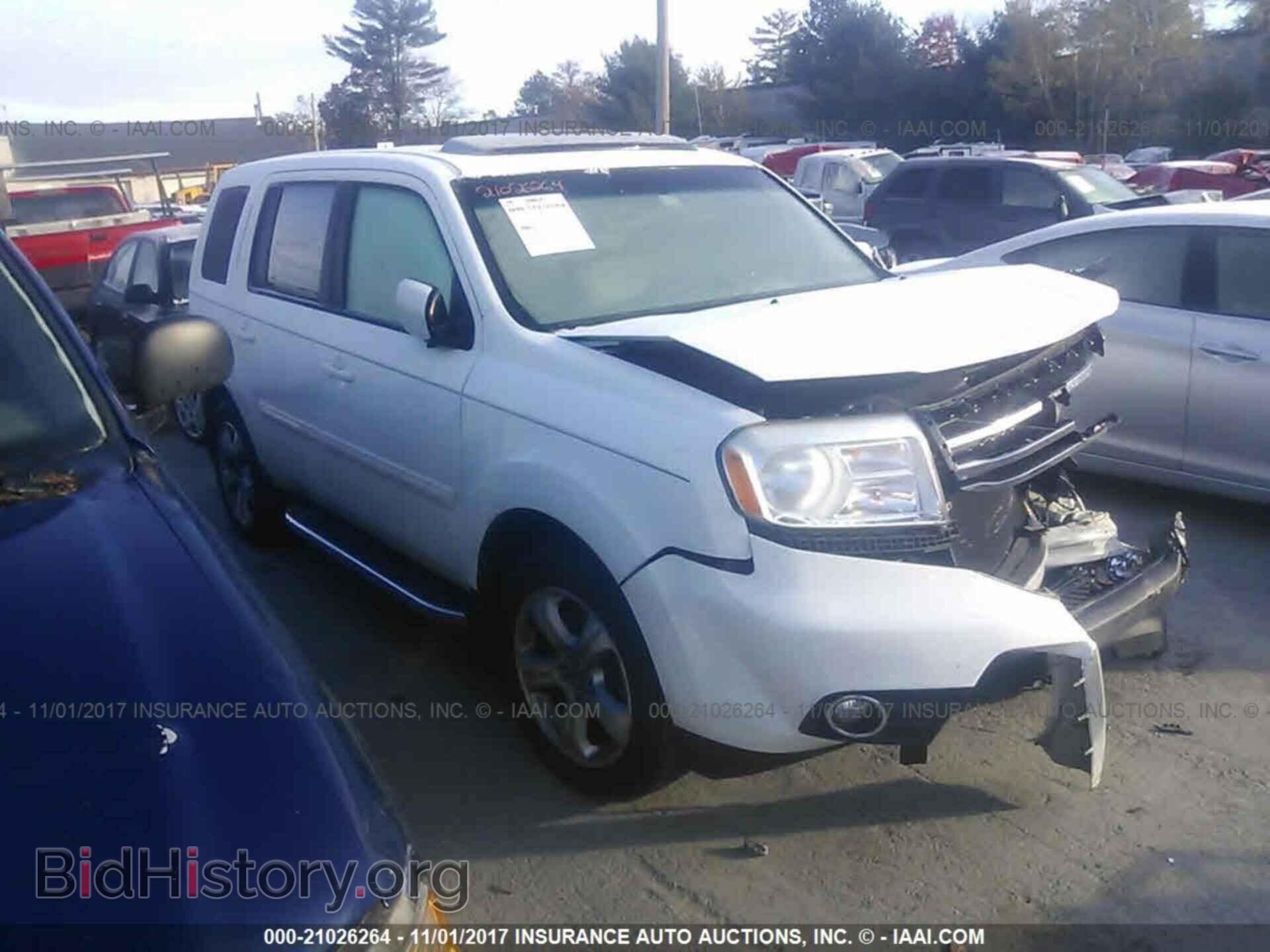 Фотография 5FNYF3H53CB033826 - Honda Pilot 2012