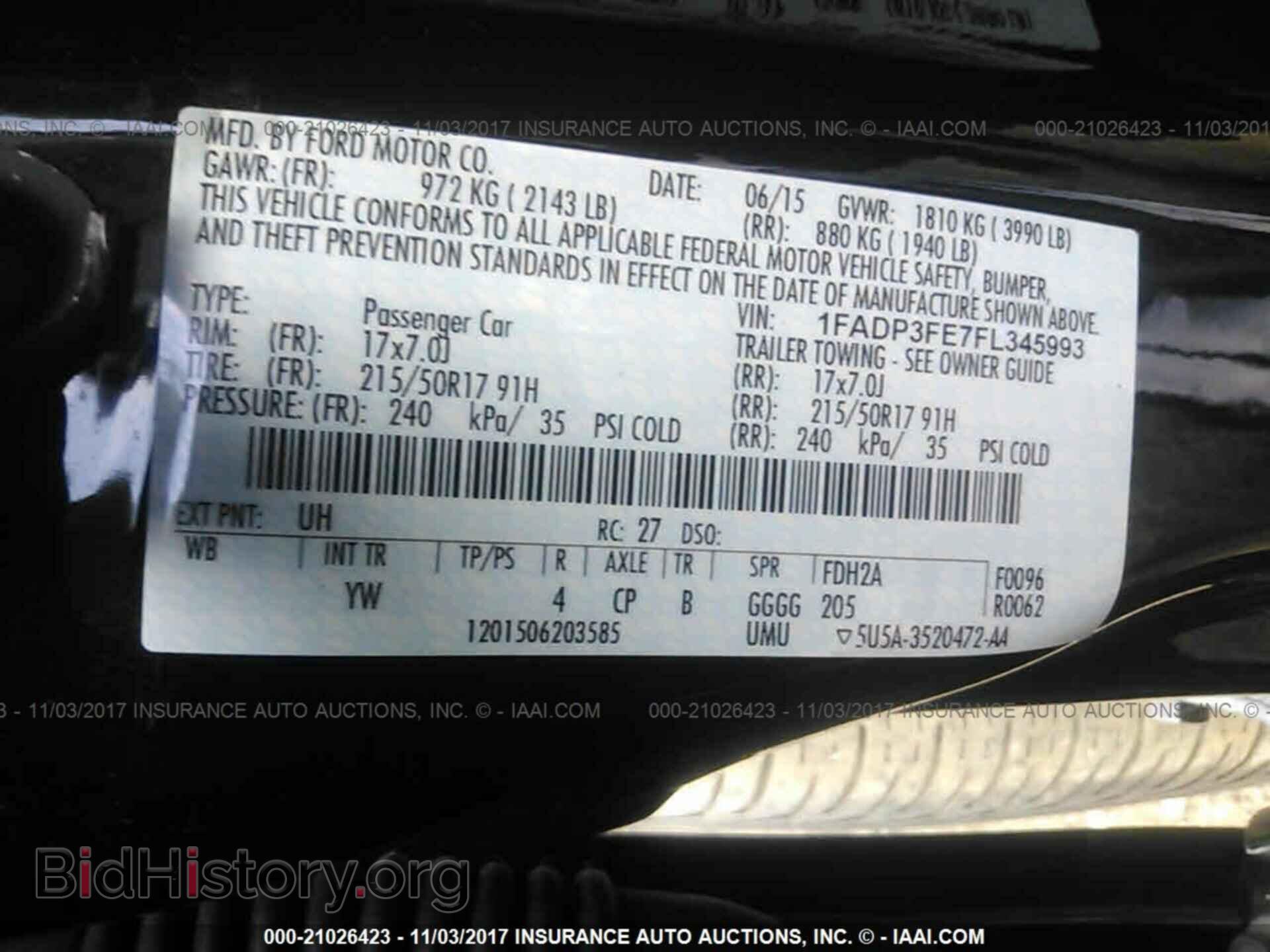 2015 Ford Focus - VIN: 1FADP3FE7FL345993 - Photo 9